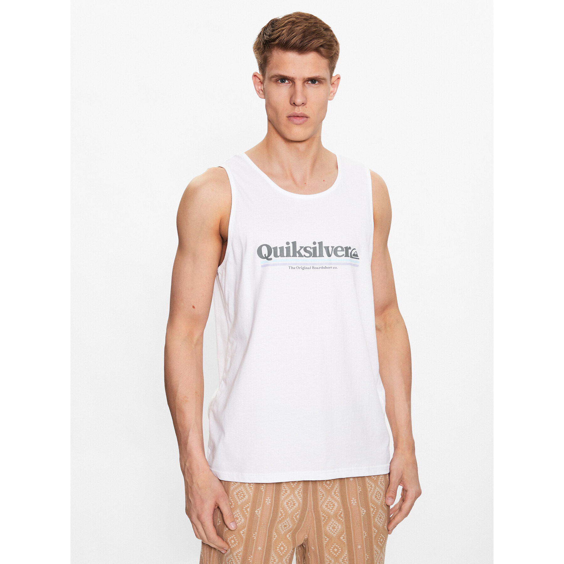 Quiksilver Trikó Between The Lines EQYZT07237 Fehér Regular Fit - Pepit.hu