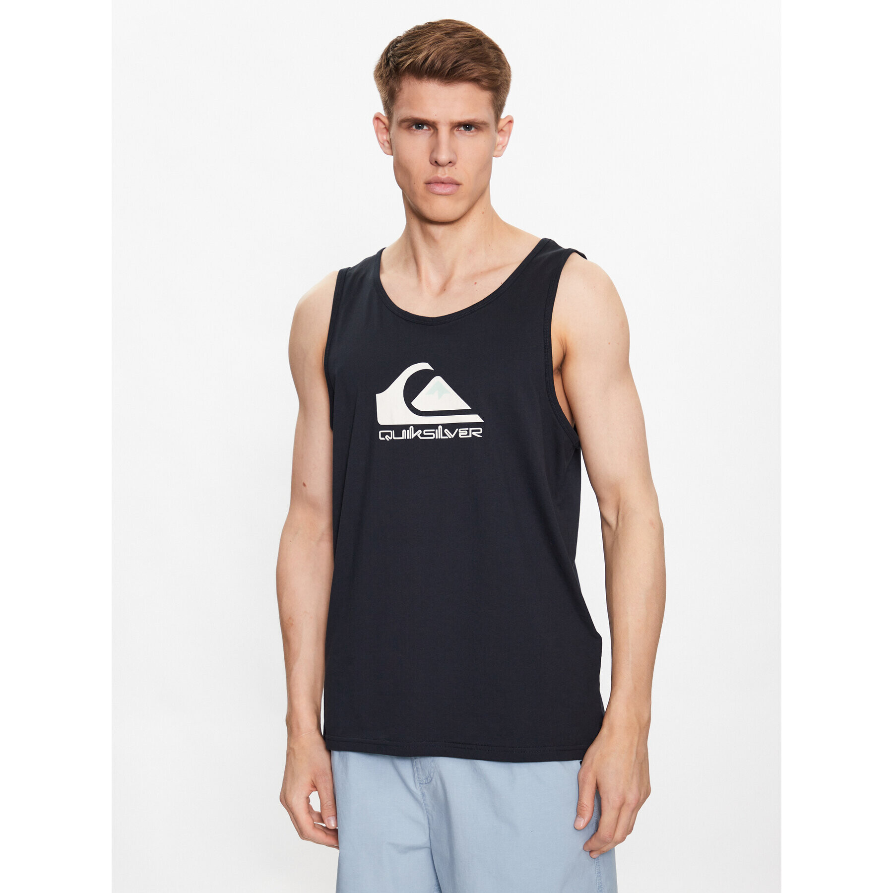 Quiksilver Trikó Big Logo EQYZT07236 Fekete Regular Fit - Pepit.hu