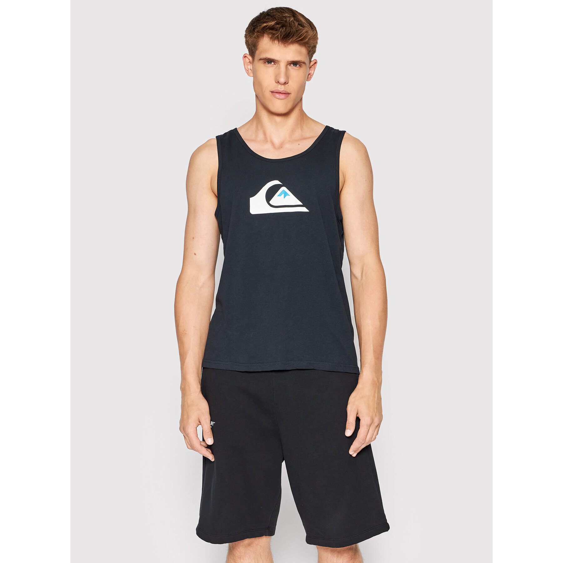 Quiksilver Trikó Comp Logo EQYZT06675 Fekete Regular Fit - Pepit.hu