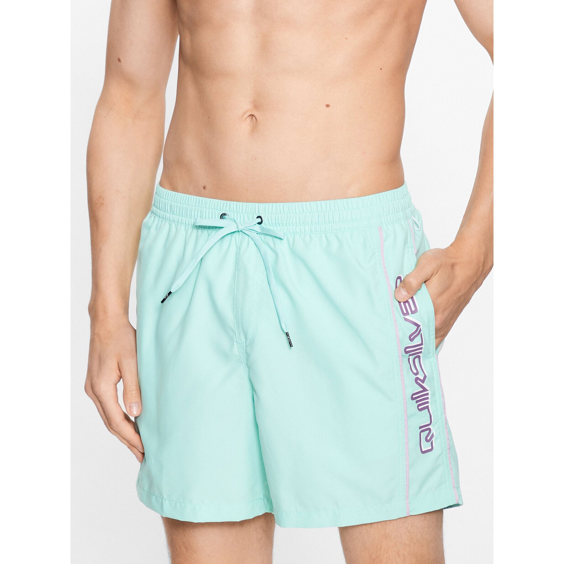 Quiksilver Úszónadrág Vert EQYJV03987 Zöld Regular Fit - Pepit.hu