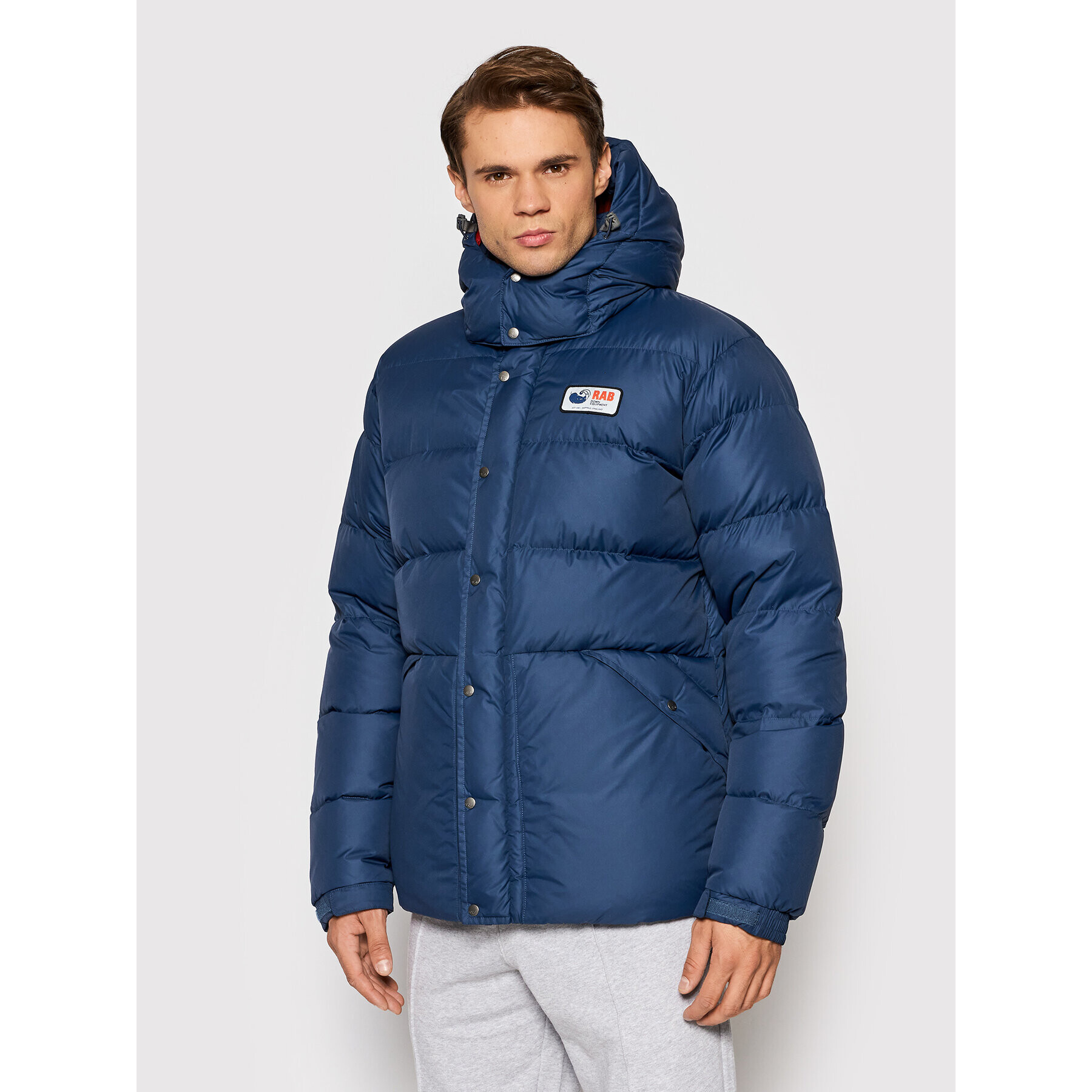 Rab Pehelykabát Andes QDA-98-DI-L Sötétkék Relaxed Fit - Pepit.hu