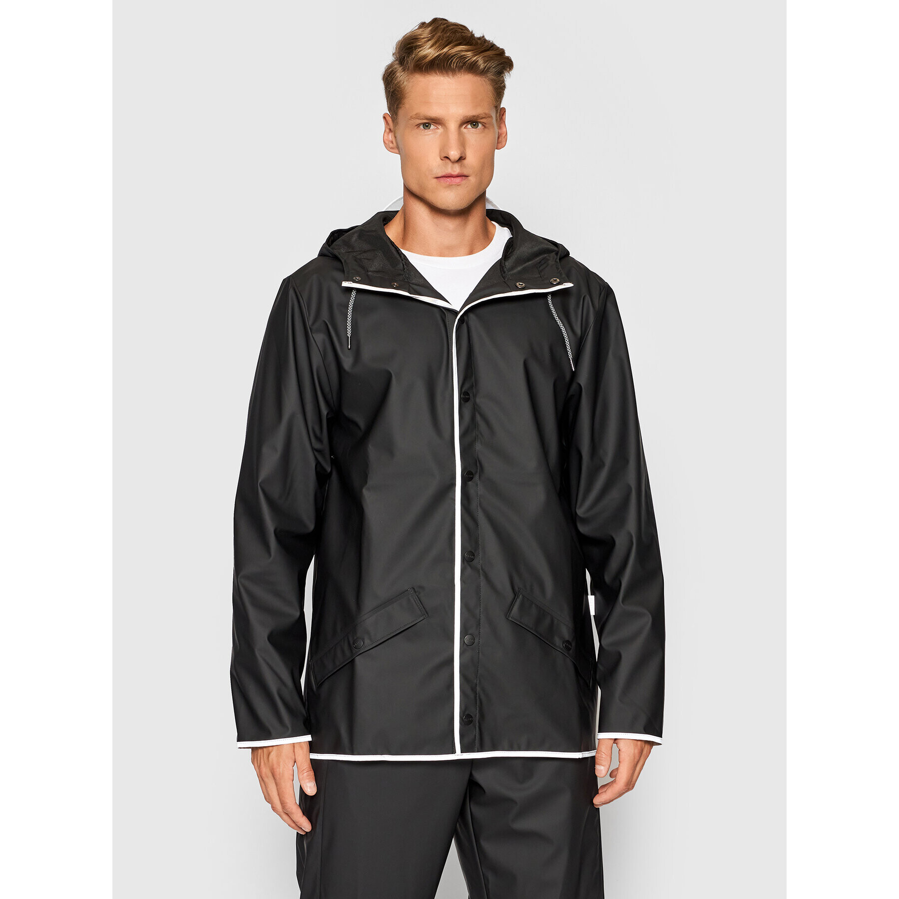 Rains Esőkabát Unisex 1201 Fekete Regular Fit - Pepit.hu