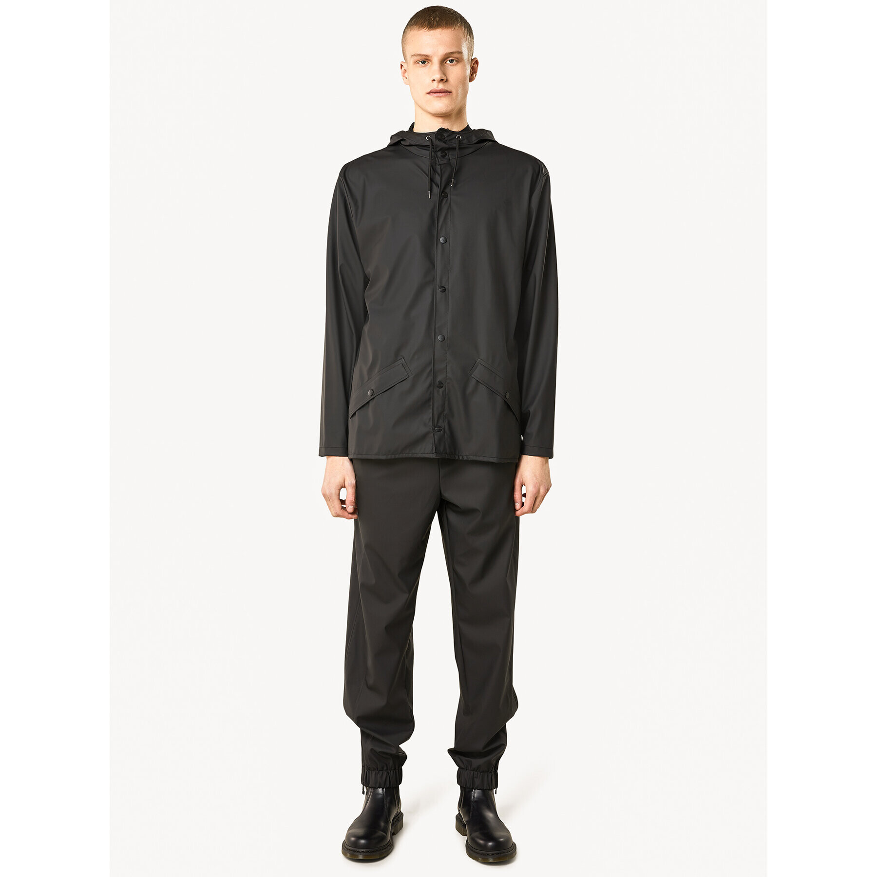 Rains Esőkabát Unisex 1201 Fekete Regular Fit - Pepit.hu