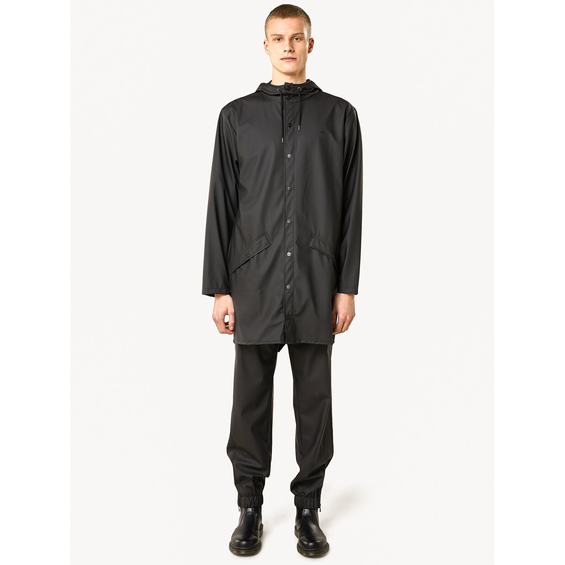 Rains Esőkabát Unisex 1202 Fekete Regular Fit - Pepit.hu