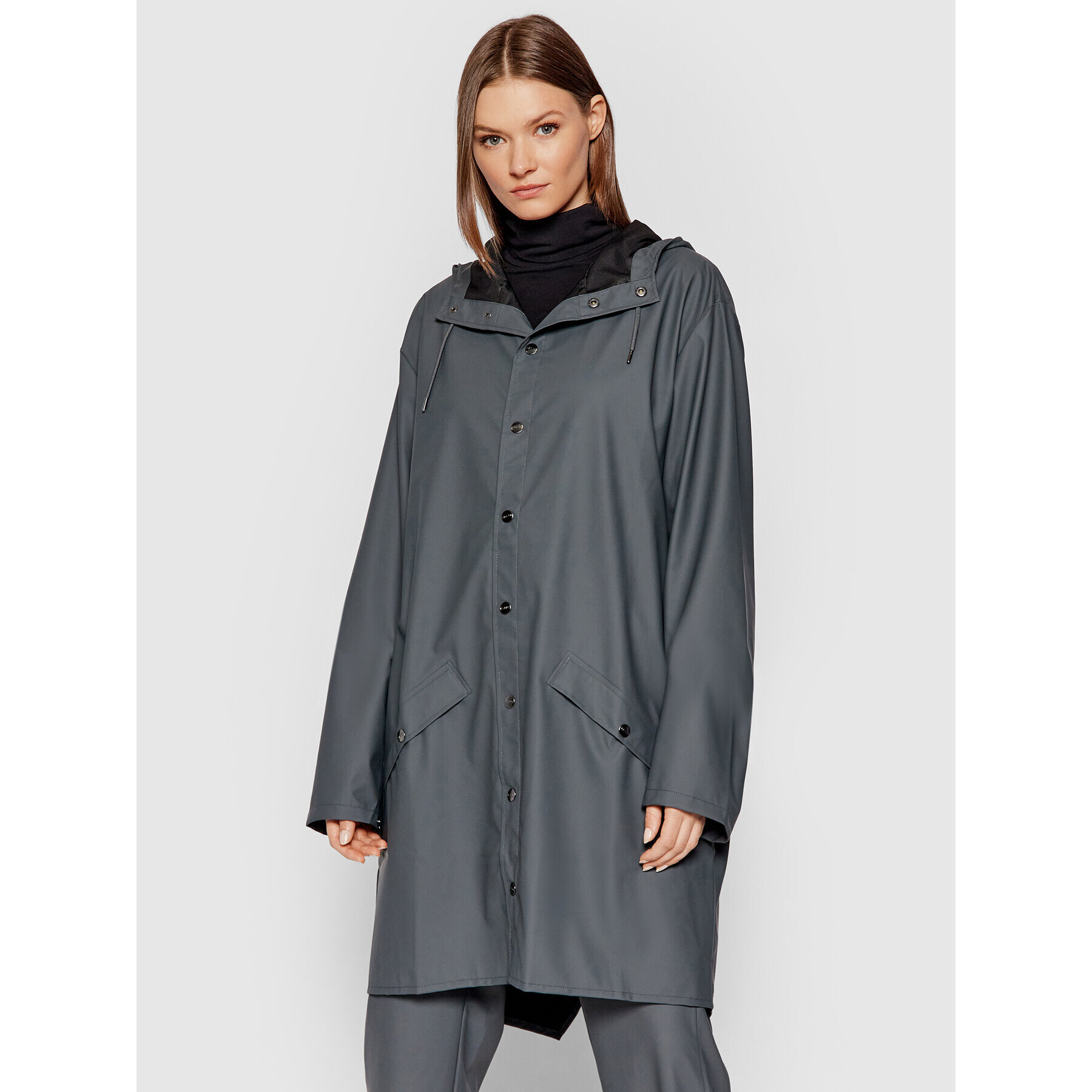 Rains Esőkabát Unisex 1202 Szürke Regular Fit - Pepit.hu