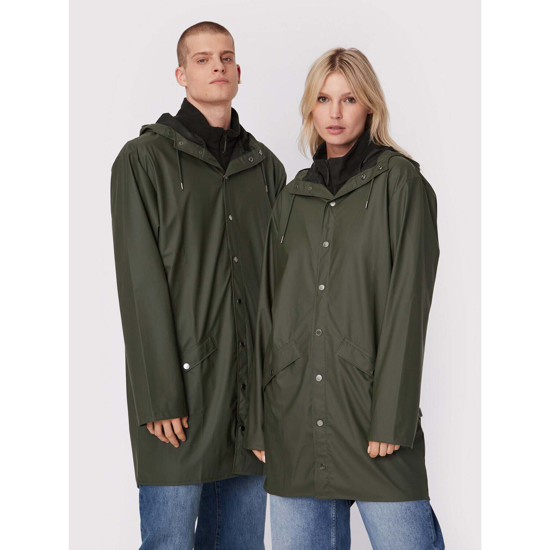 Rains Esőkabát Unisex 12020 Zöld Regular Fit - Pepit.hu