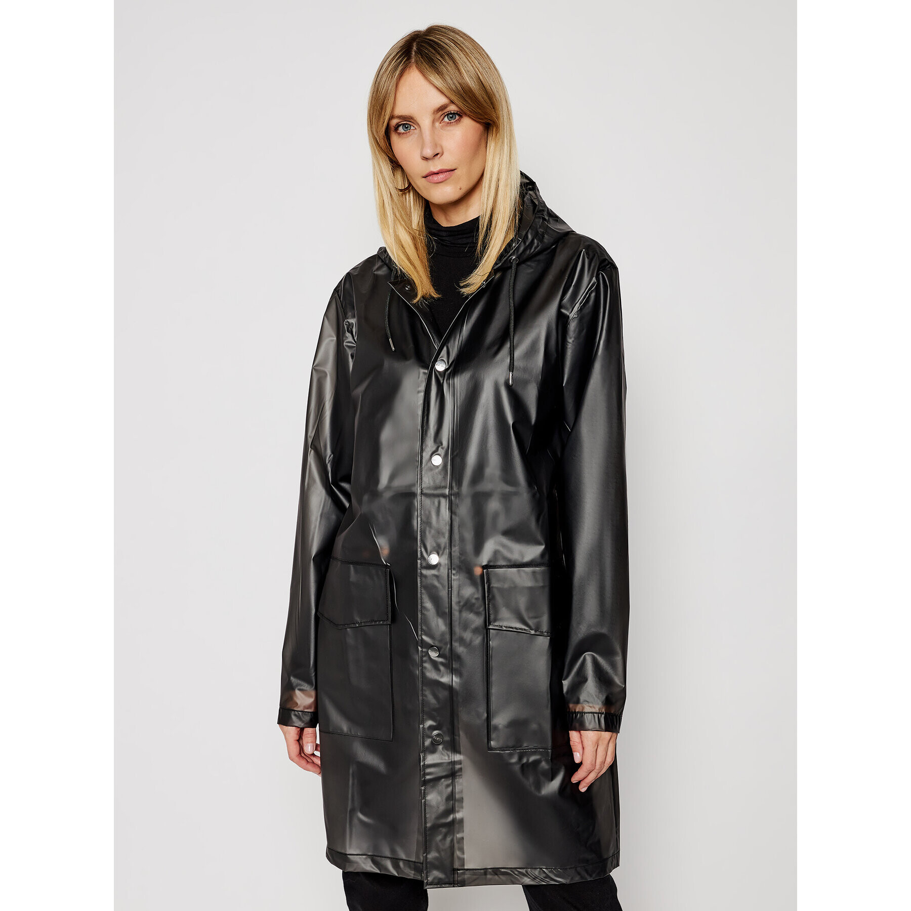 Rains Esőkabát Unisex 1269 Fekete Regular Fit - Pepit.hu