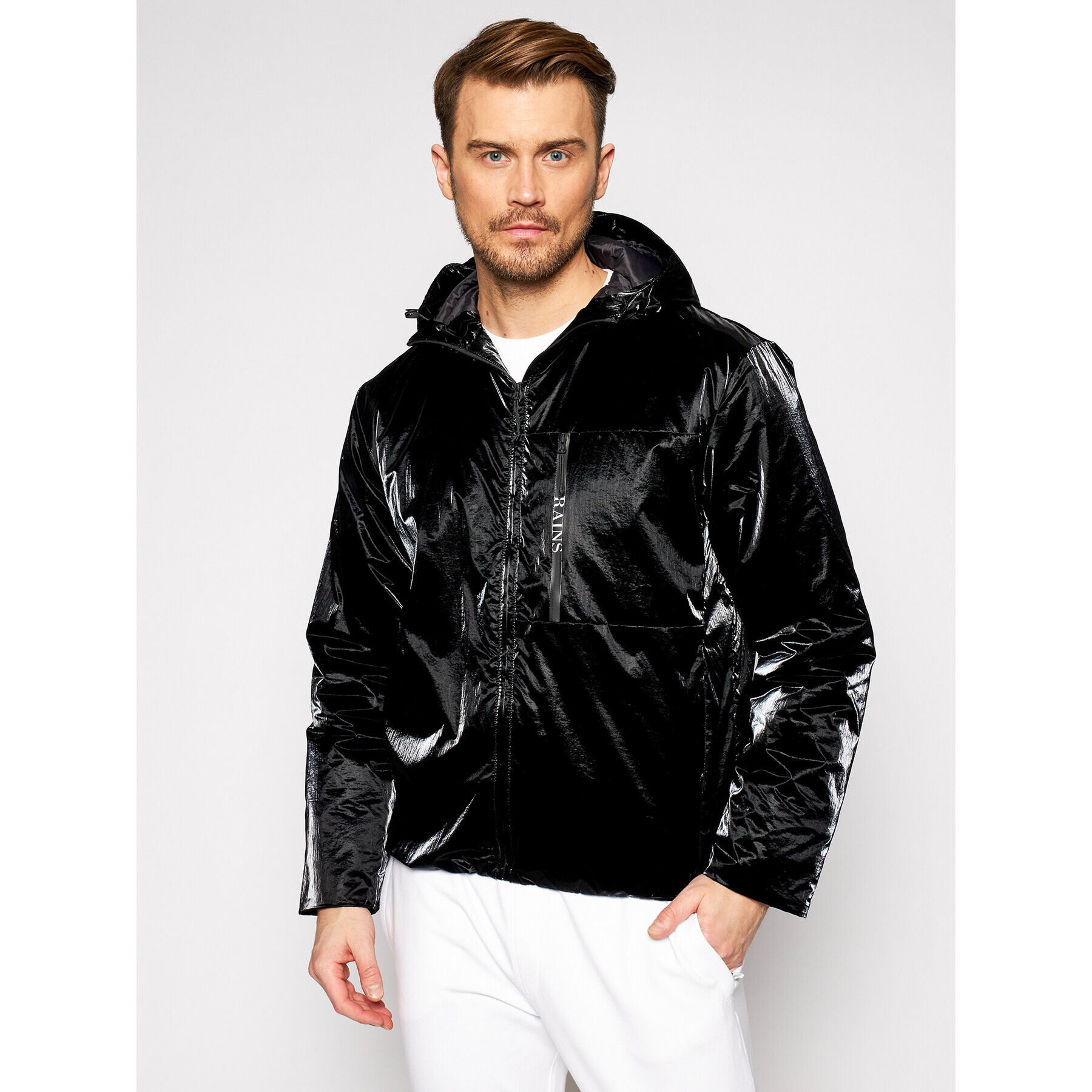 Rains Esőkabát Unisex 1532 Fekete Regular Fit - Pepit.hu