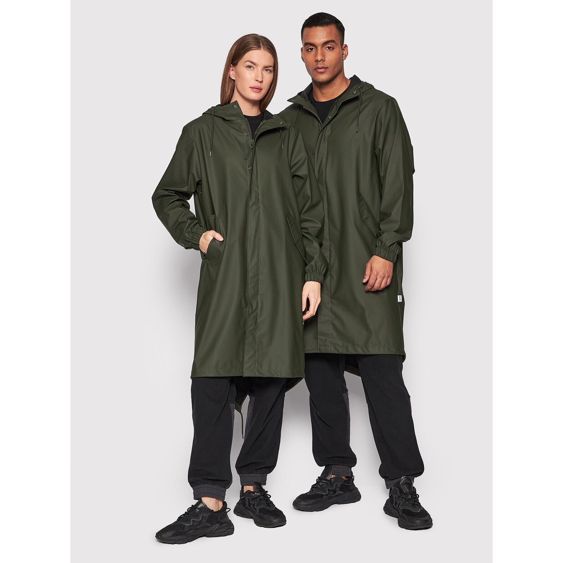 Rains Esőkabát Unisex 18140 Zöld Regular Fit - Pepit.hu