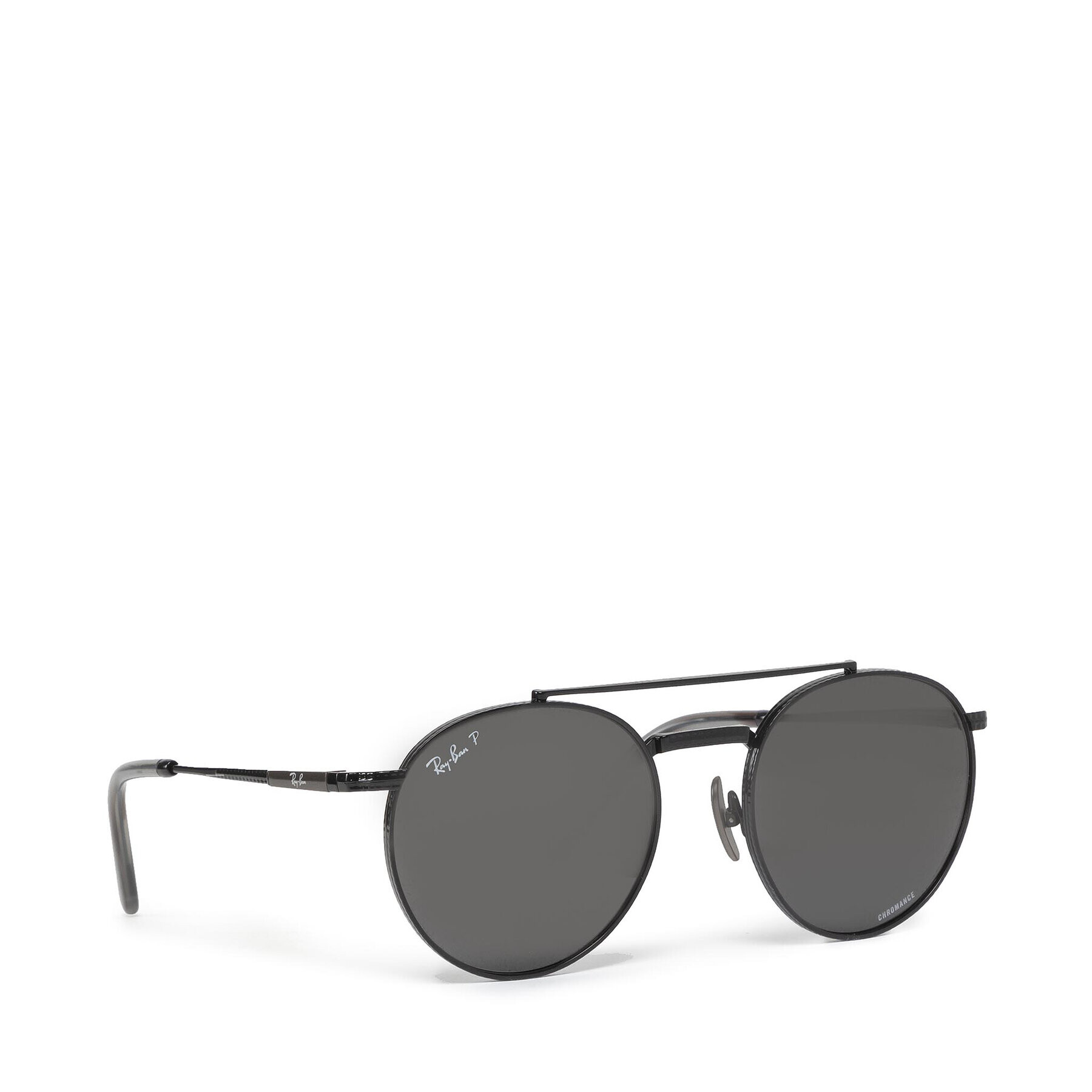 Ray-Ban Napszemüveg Round II Titanium 0RB8237 3141K8 Fekete - Pepit.hu