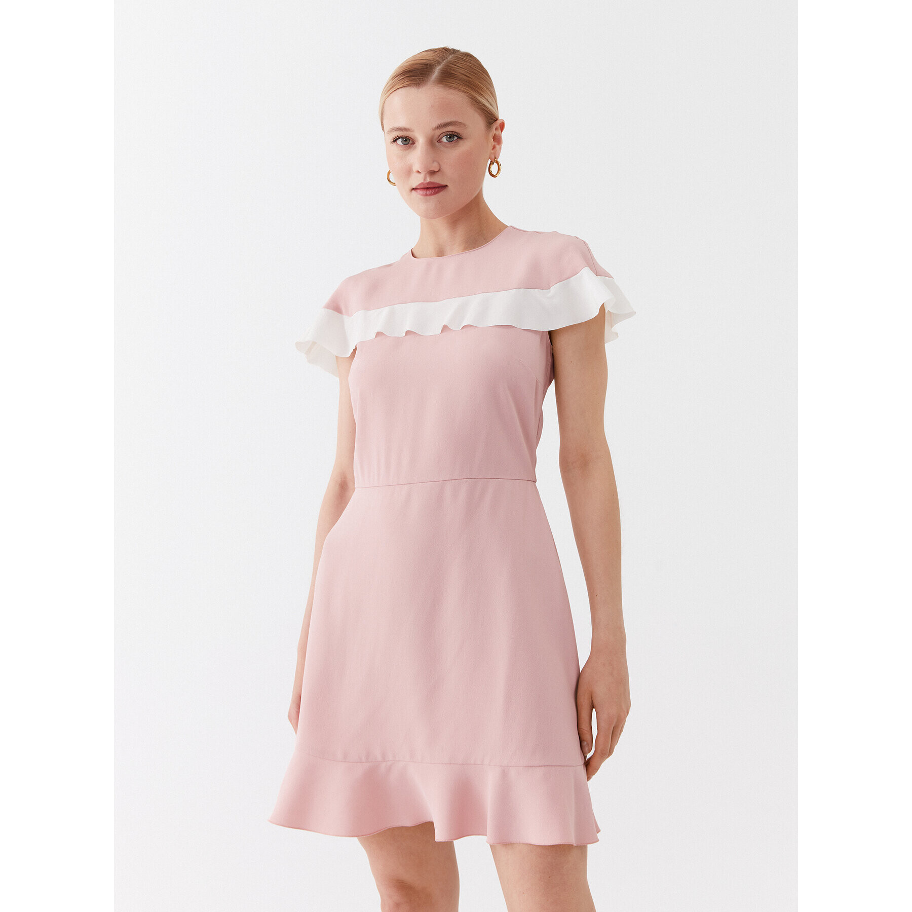 Red Valentino Hétköznapi ruha 2R3VAGS50W7 Rózsaszín Regular Fit - Pepit.hu