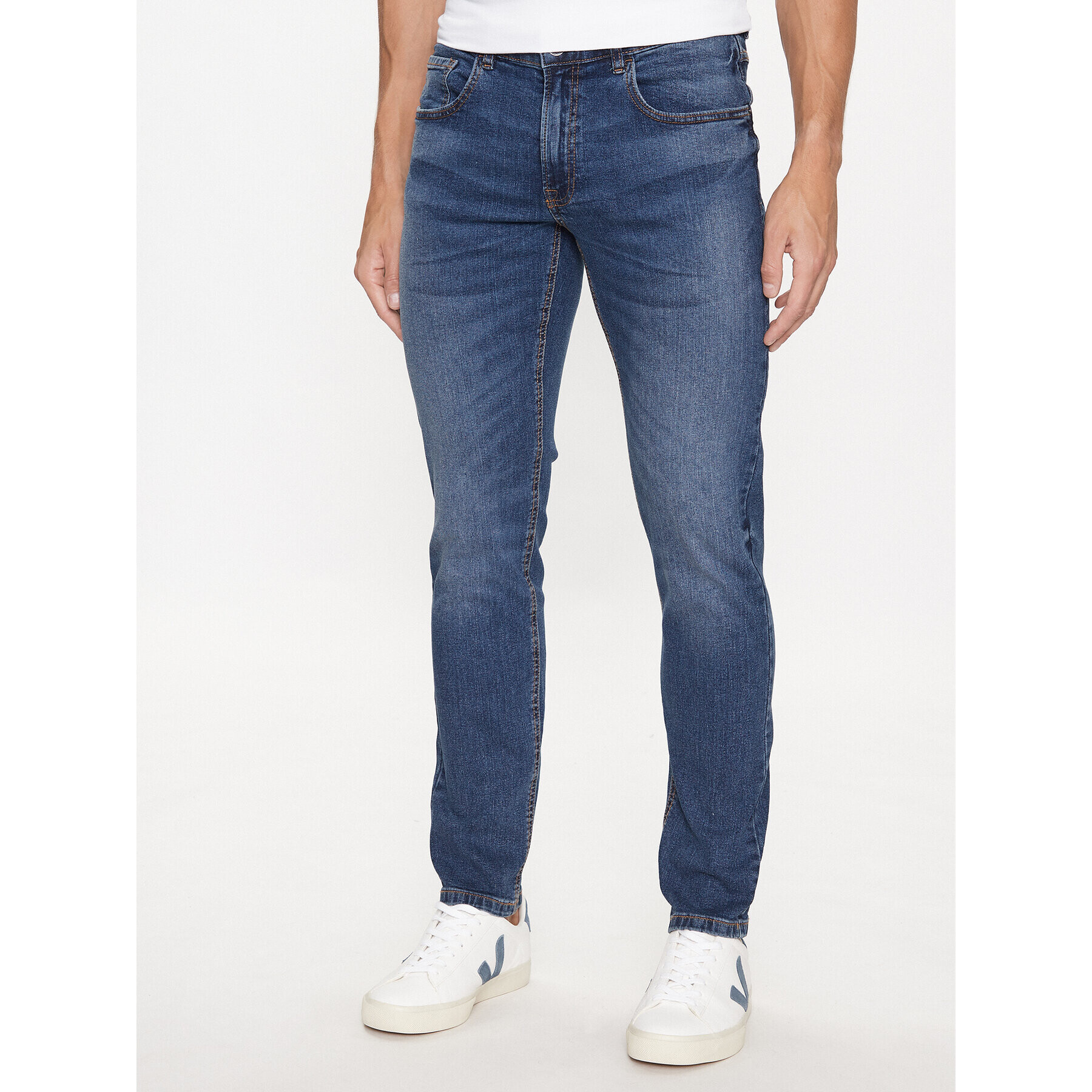 Redefined Rebel Farmer Copenhagen 227040 Sötétkék Slim Fit - Pepit.hu