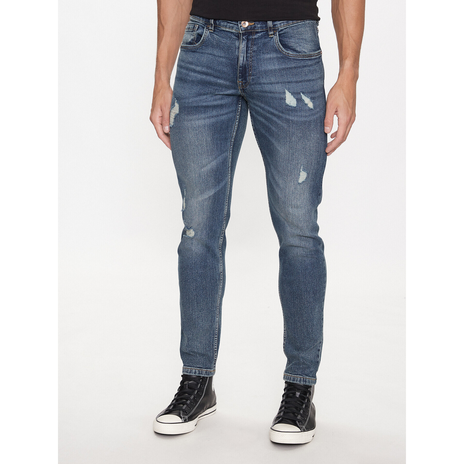 Redefined Rebel Farmer Stockholm 227039 Sötétkék Slim Fit - Pepit.hu