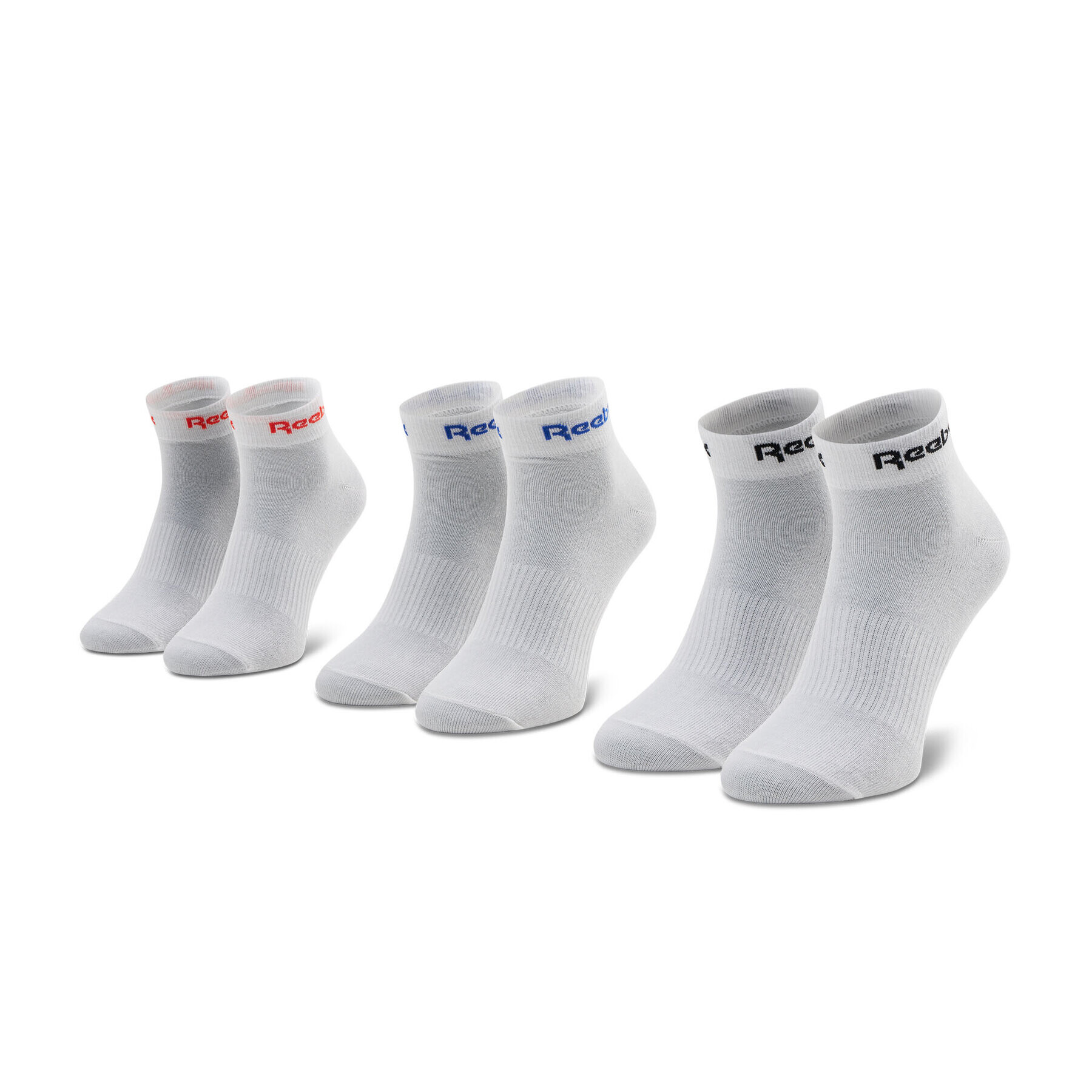 Reebok 3 pár férfi bokazokni Act Core Ankle Sock 3P GN7777 Fehér - Pepit.hu