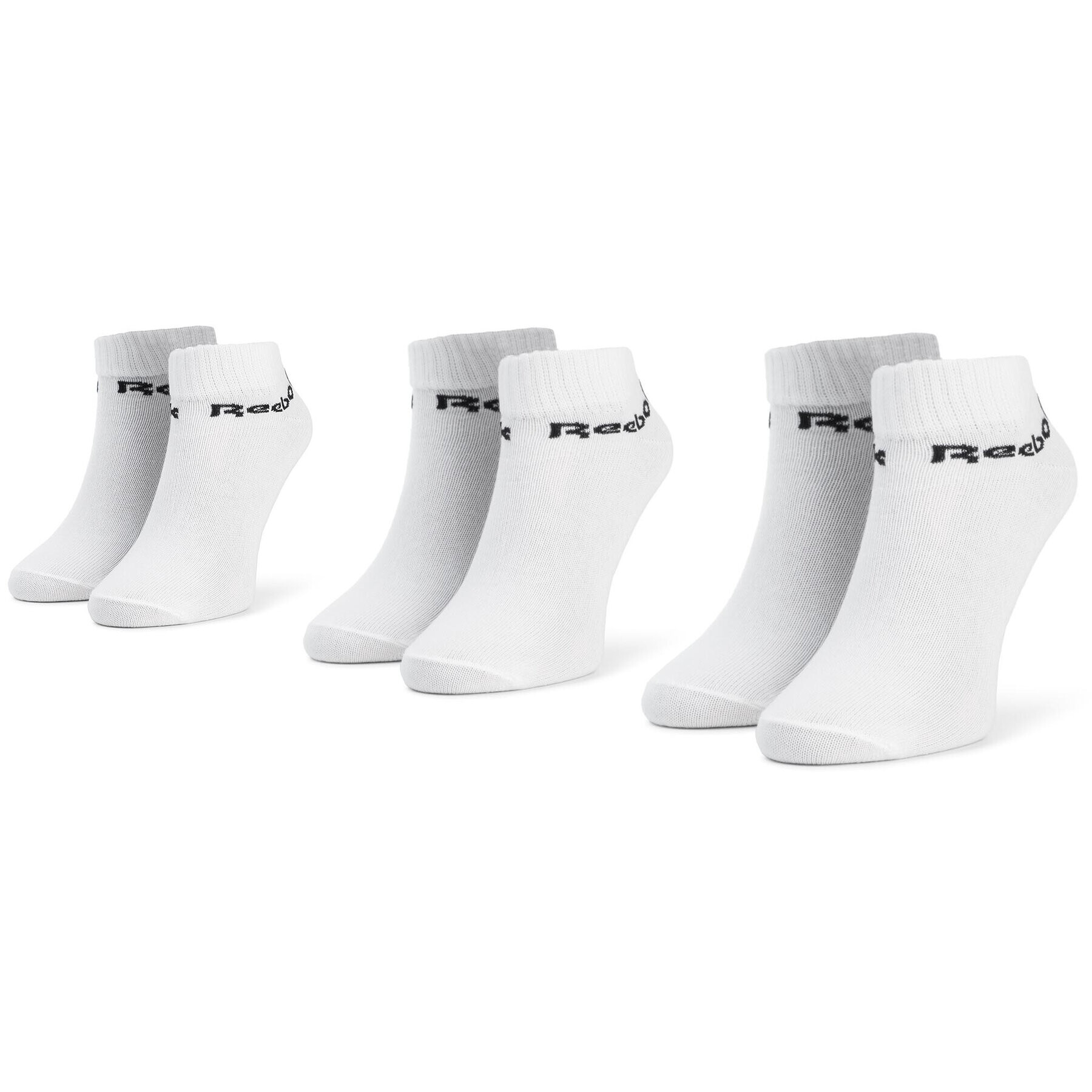 Reebok 3 pár unisex bokazokni Act Core Ankle Sock 3p FL5227 Fehér - Pepit.hu