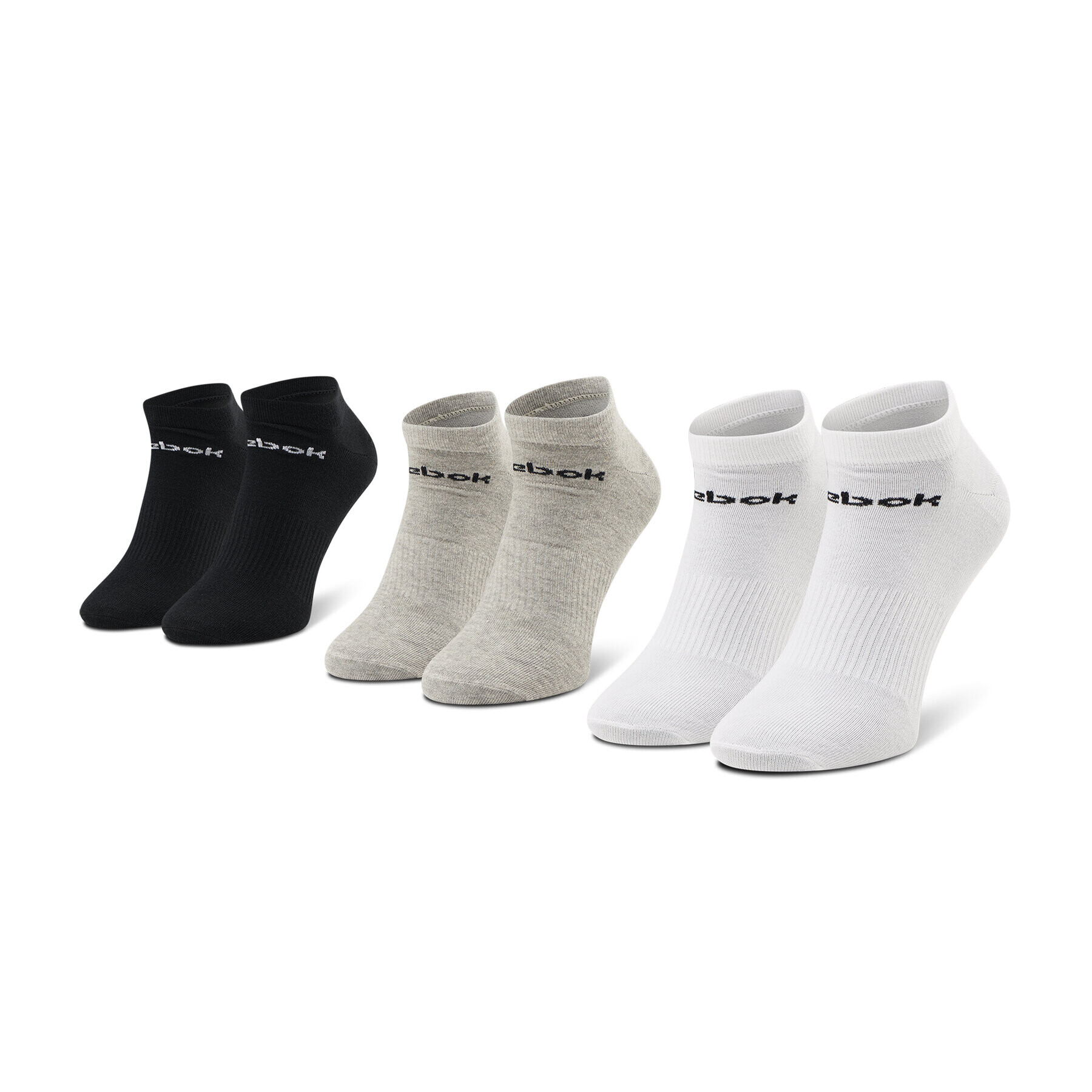 Reebok 3 pár unisex bokazokni Act Core Low Cut Sock 3P GH8229 Fehér - Pepit.hu