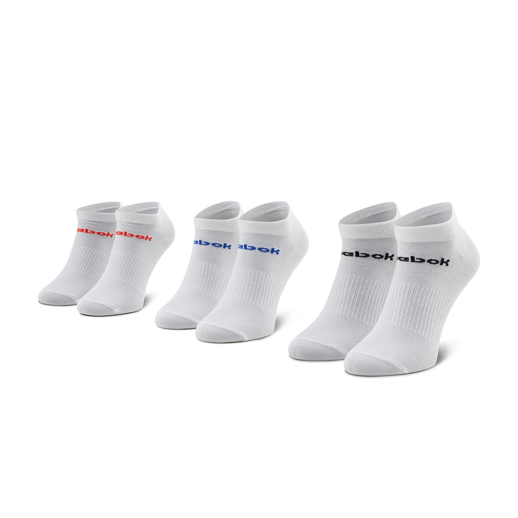 Reebok 3 pár unisex bokazokni Act Core Low Cut Sock 3P GN7764 Fehér - Pepit.hu