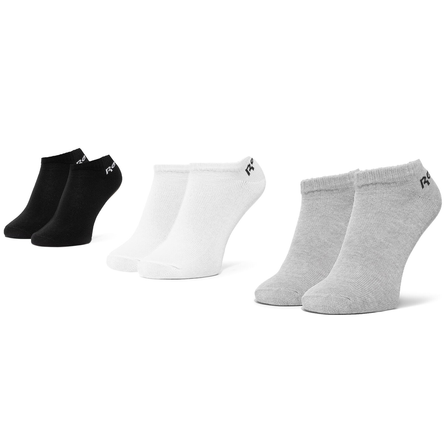 Reebok 3 pár unisex bokazokni Act Corw Low Cut Sock 3P FL5225 Fehér - Pepit.hu