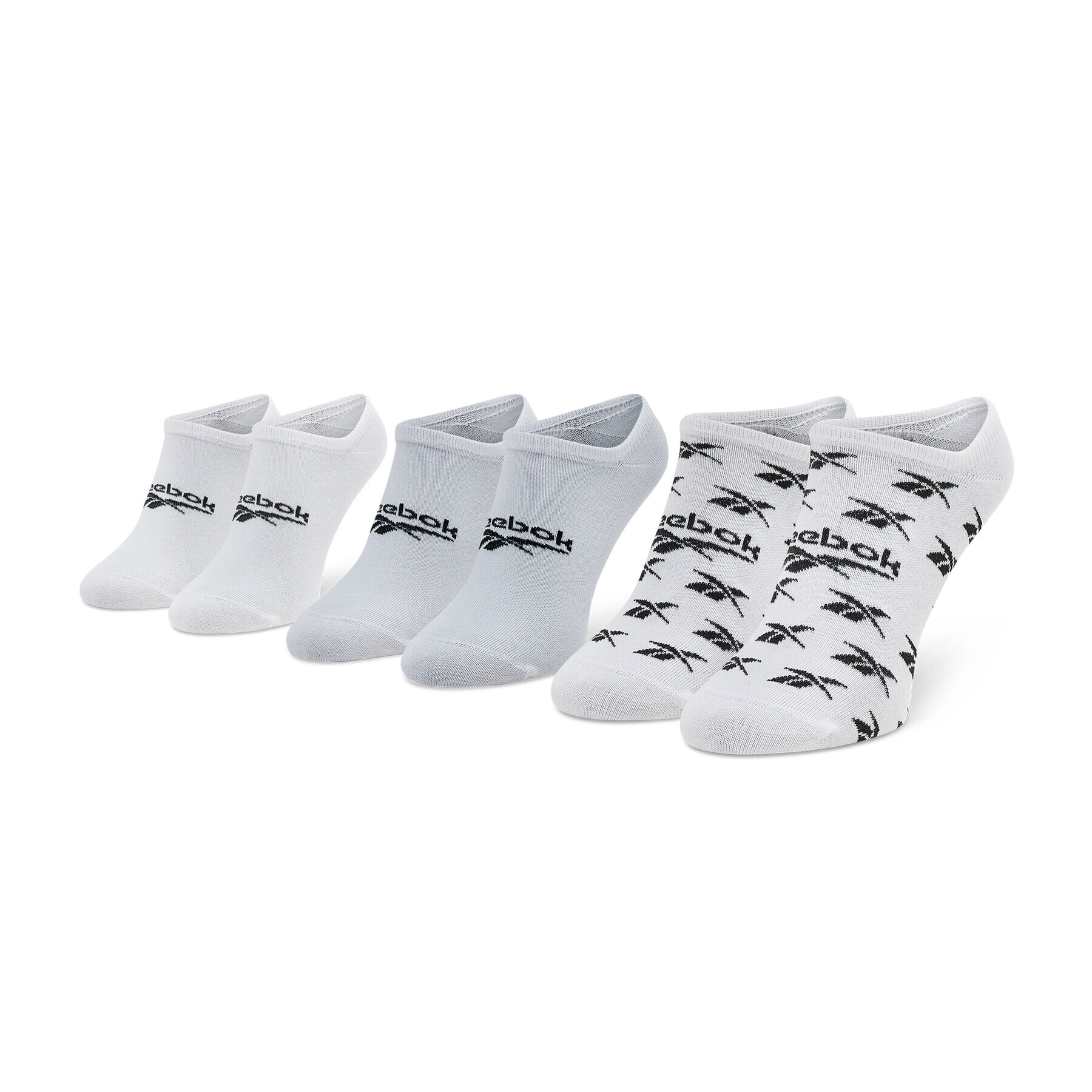 Reebok 3 pár unisex bokazokni Cl Fo Invisible Sock 3P GG6678 Fehér - Pepit.hu