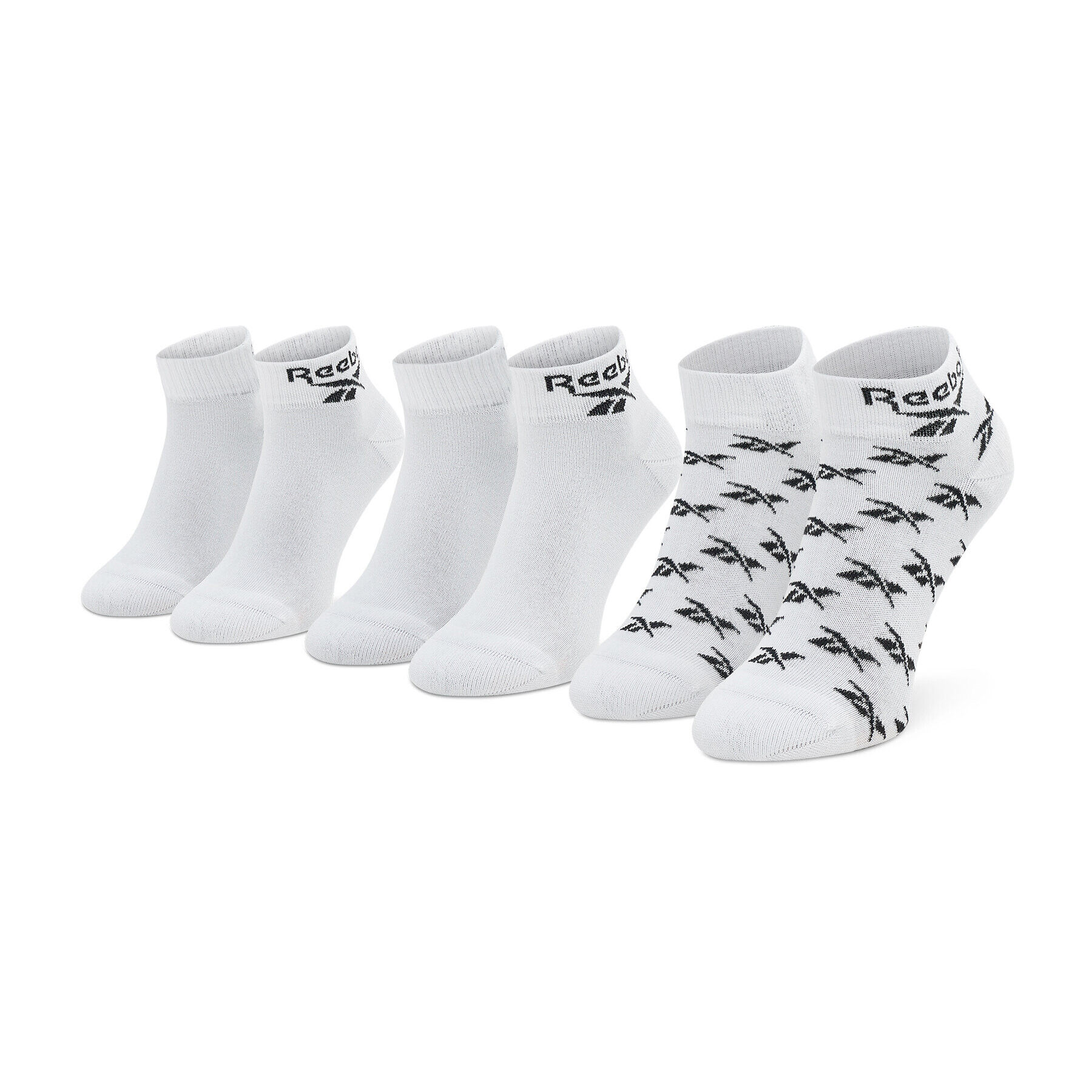 Reebok 3 pár uniszex hosszú szárú zokni Cl Fo Ankle Sock 3P GG6674 Fehér - Pepit.hu