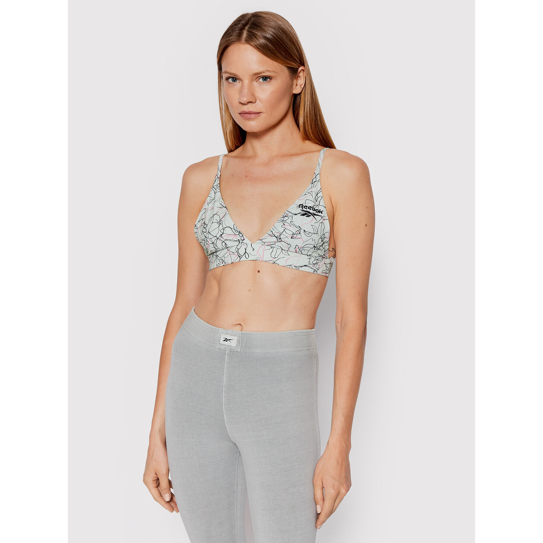 Reebok Bralette melltartó Contour HB8627 Zöld - Pepit.hu