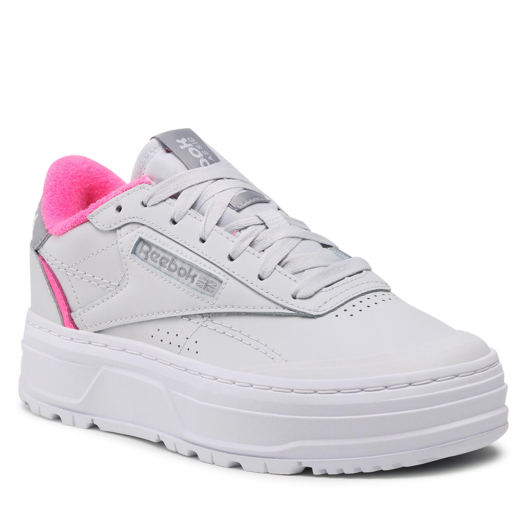 Reebok Cipő Club C Double Geo GZ3669 Szürke - Pepit.hu