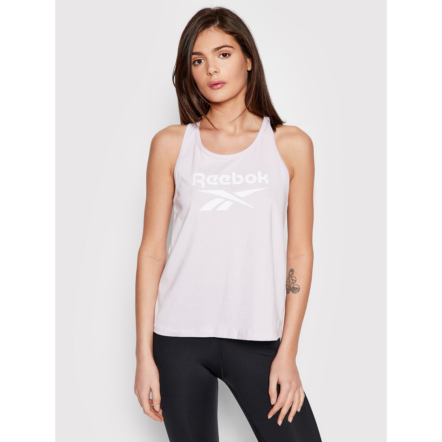 Reebok Felső HB2268 Lila Relaxed Fit - Pepit.hu