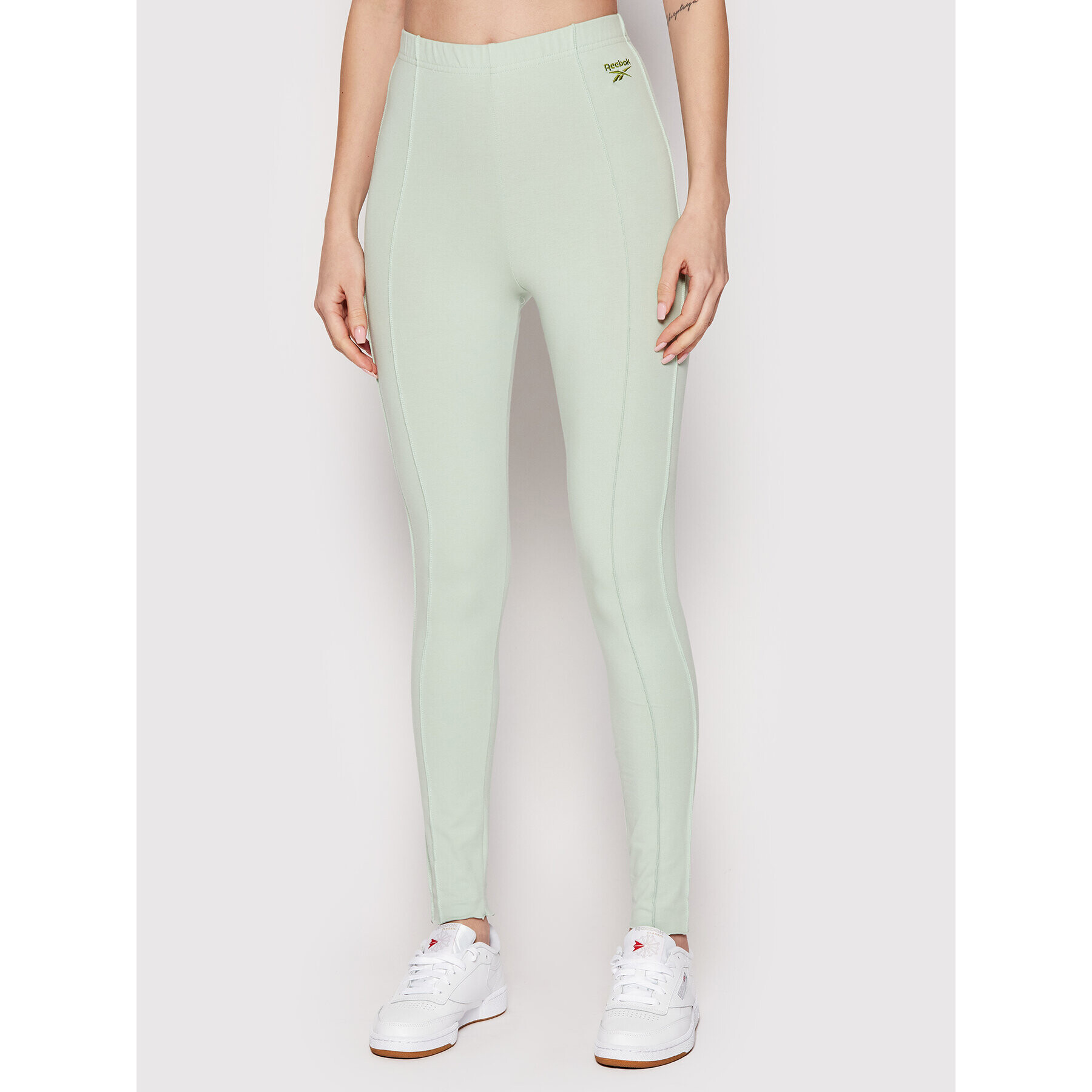 Reebok Leggings H46790 Zöld Fitted Fit - Pepit.hu