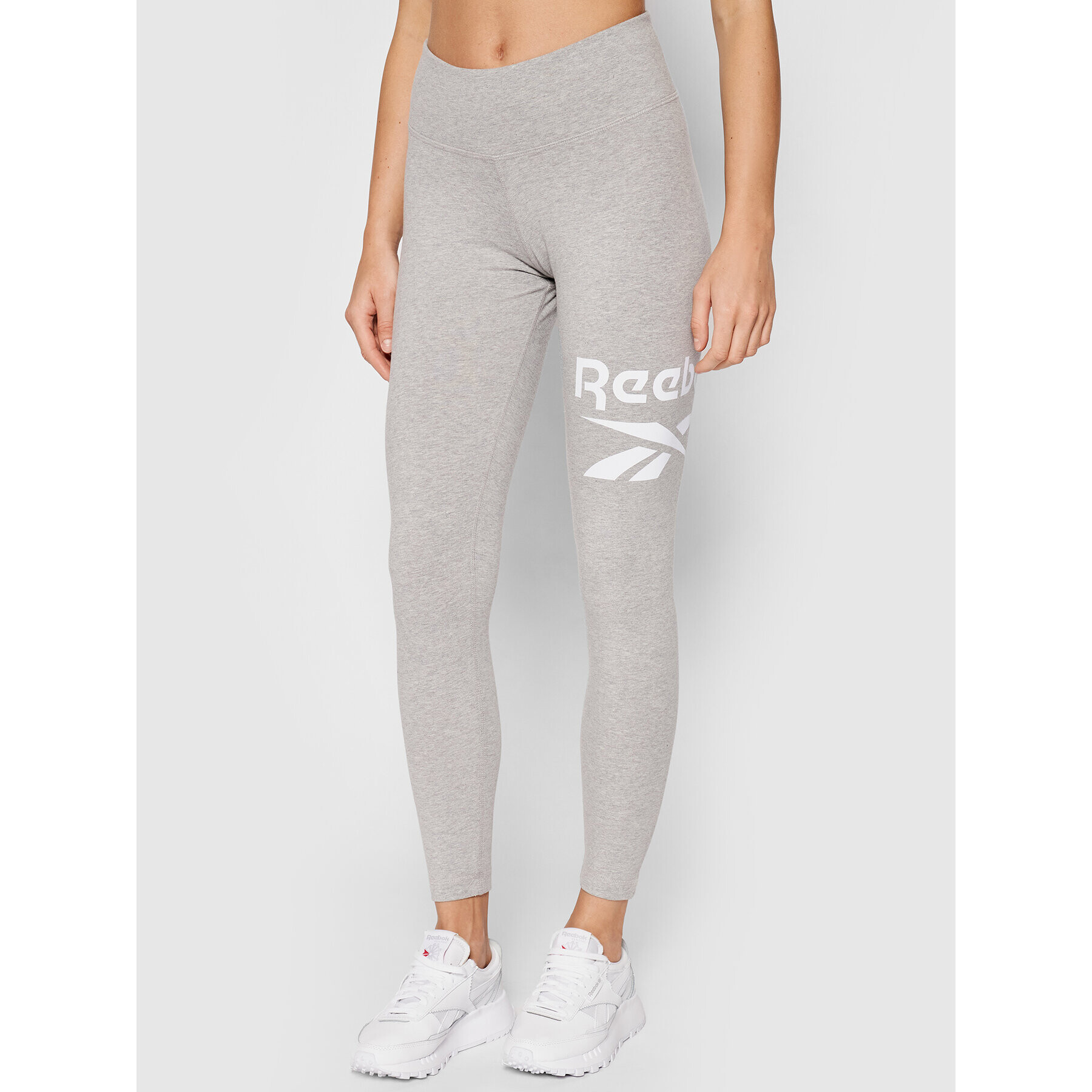 Reebok Leggings Identity Logo GR9377 Szürke Slim Fit - Pepit.hu