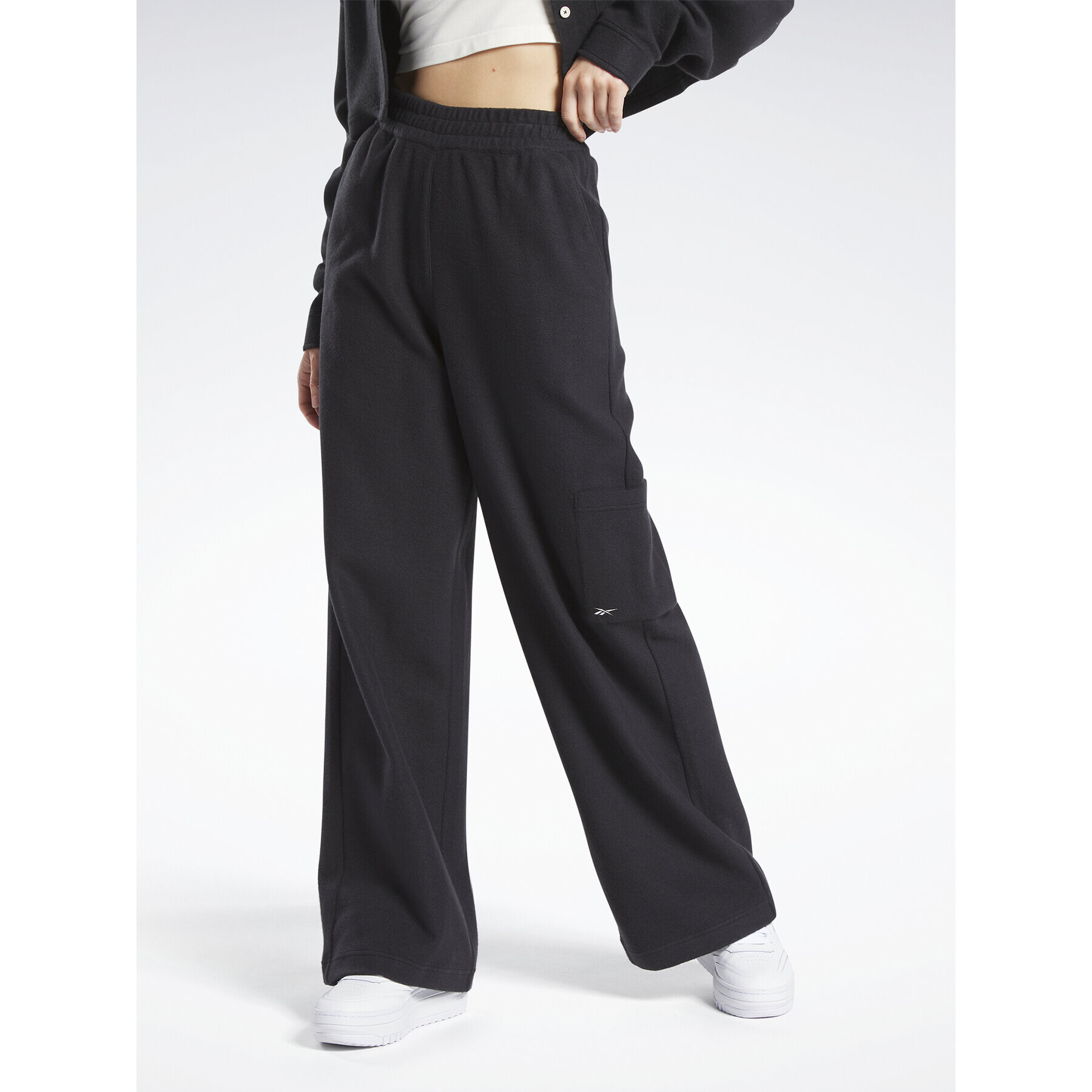 Reebok Melegítő alsó Classics Reverse HT7838 Fekete Wide Leg - Pepit.hu