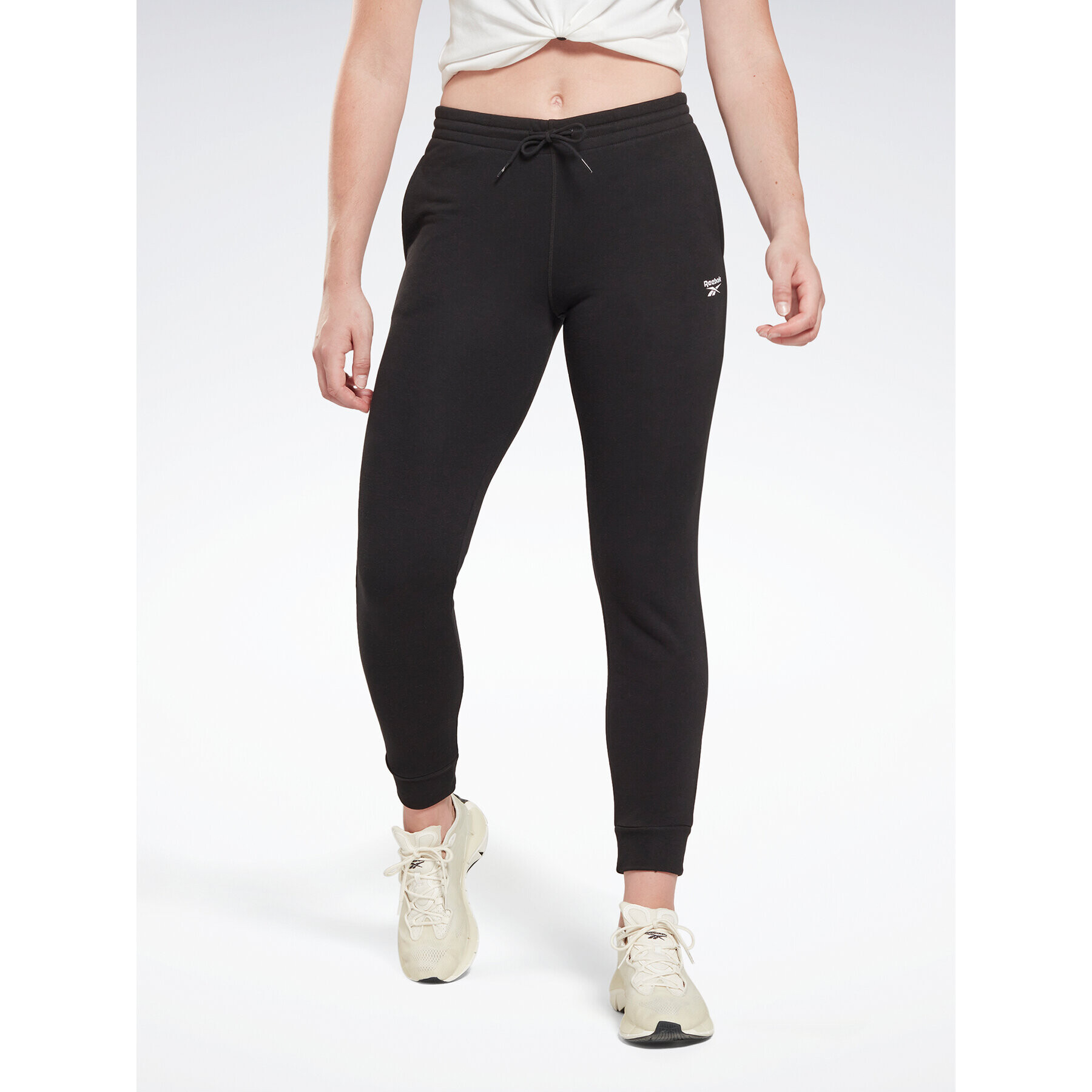 Reebok Melegítő alsó Identity French Terry Joggers H54758 Fekete - Pepit.hu