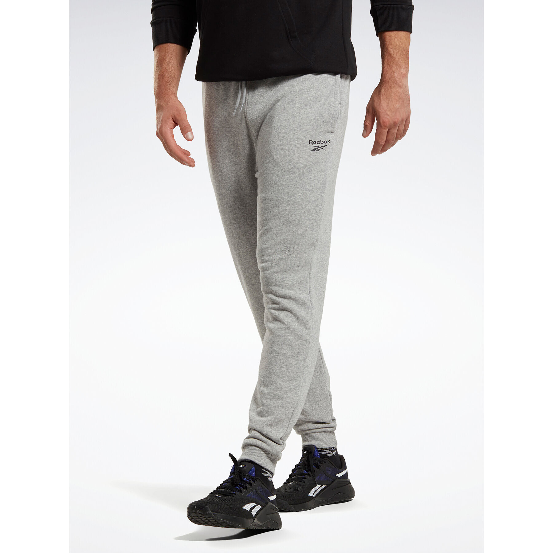 Reebok Melegítő alsó Identity French Terry Joggers HZ8785 Szürke Regular Fit - Pepit.hu