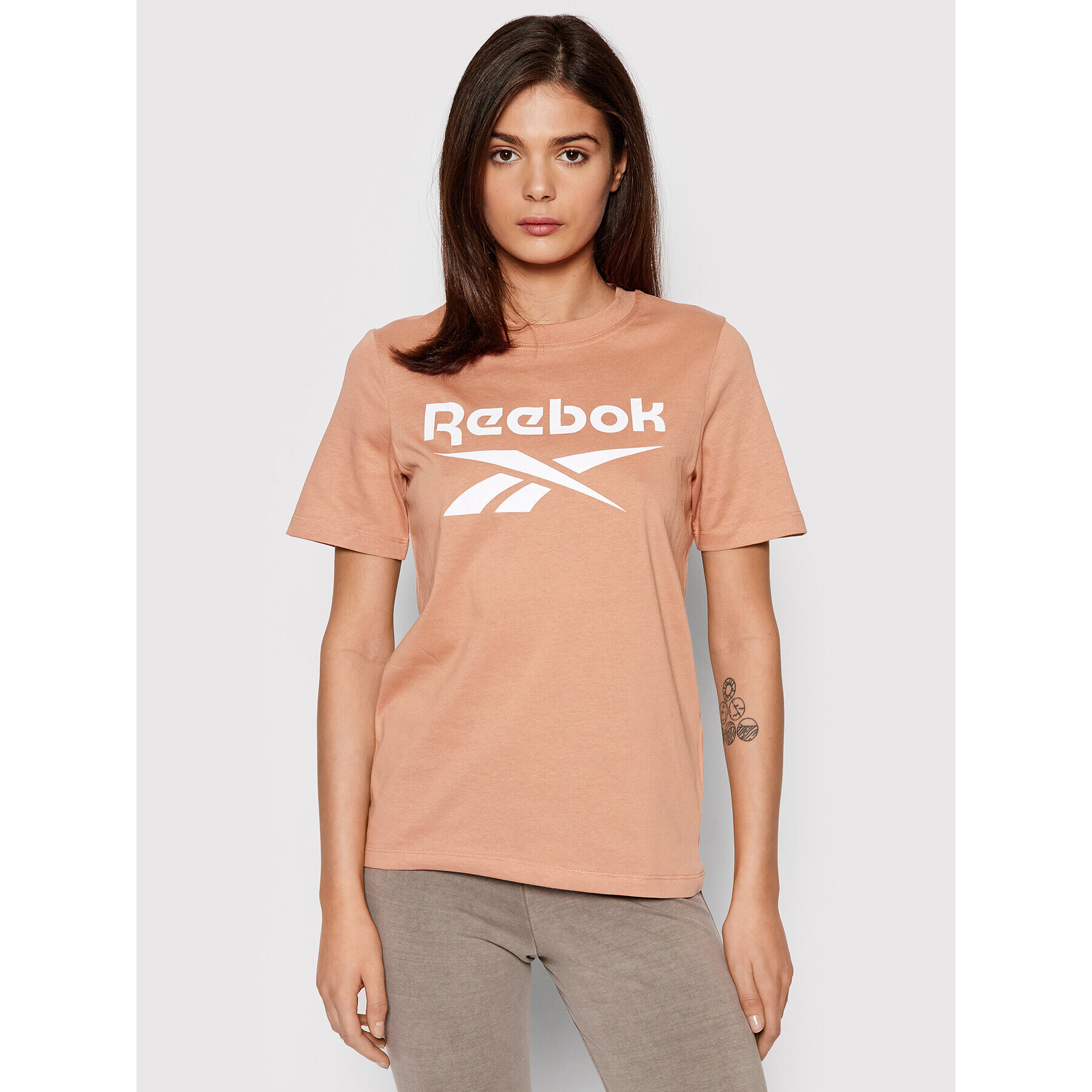 Reebok Póló Identity HB2269 Narancssárga Relaxed Fit - Pepit.hu