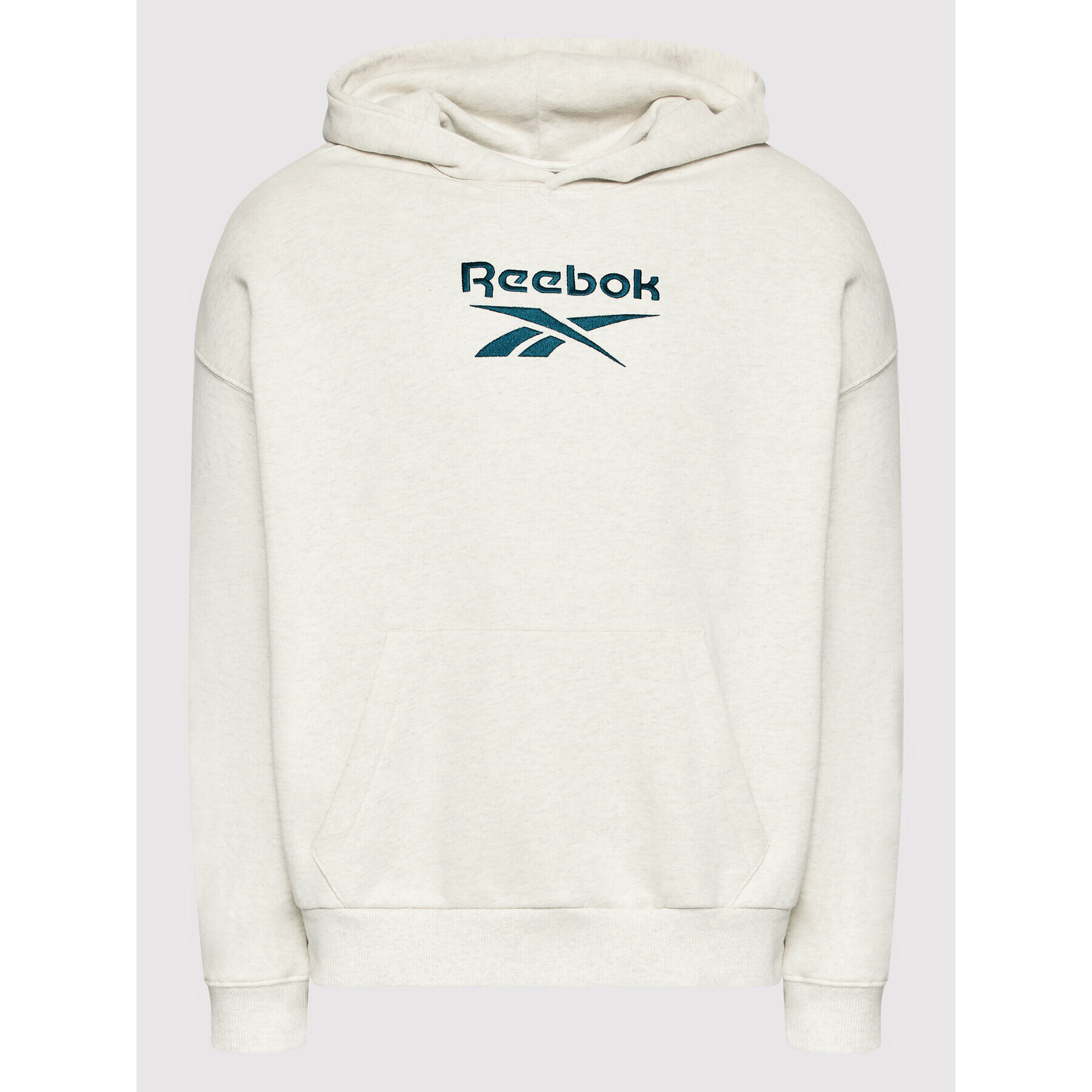 Reebok Pulóver Classics Big Logo GS1738 Bézs Oversize - Pepit.hu