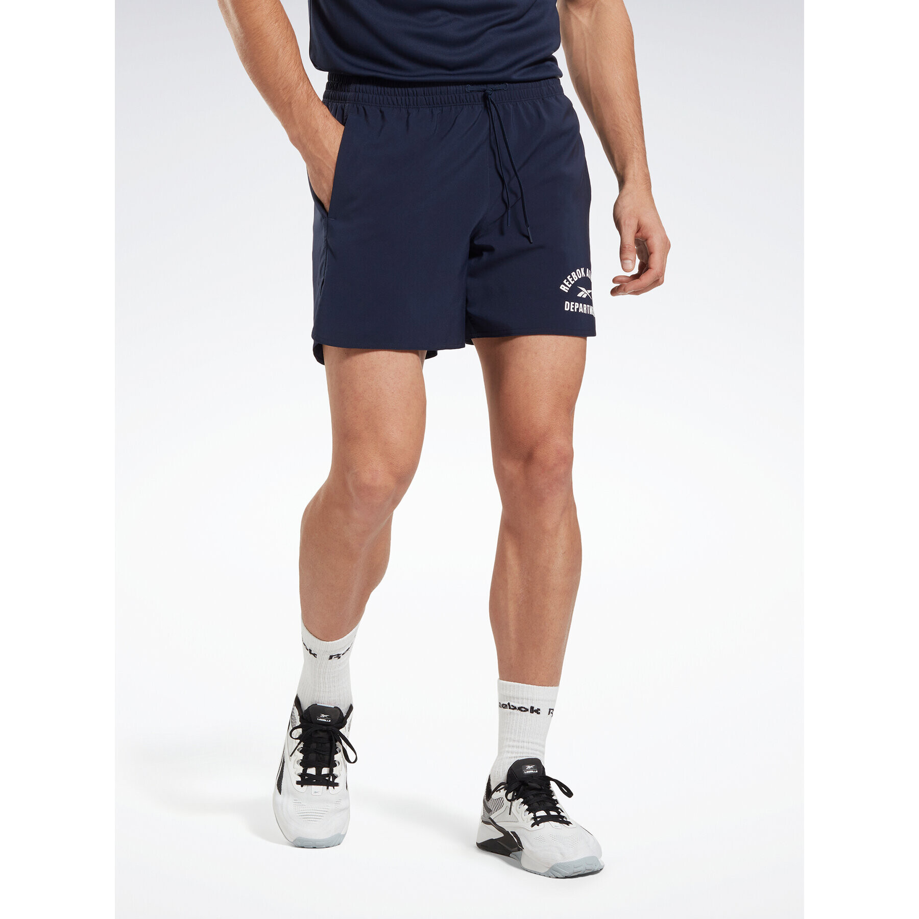 Reebok Sport rövidnadrág Training Graphic Woven Shorts HT3704 Kék - Pepit.hu