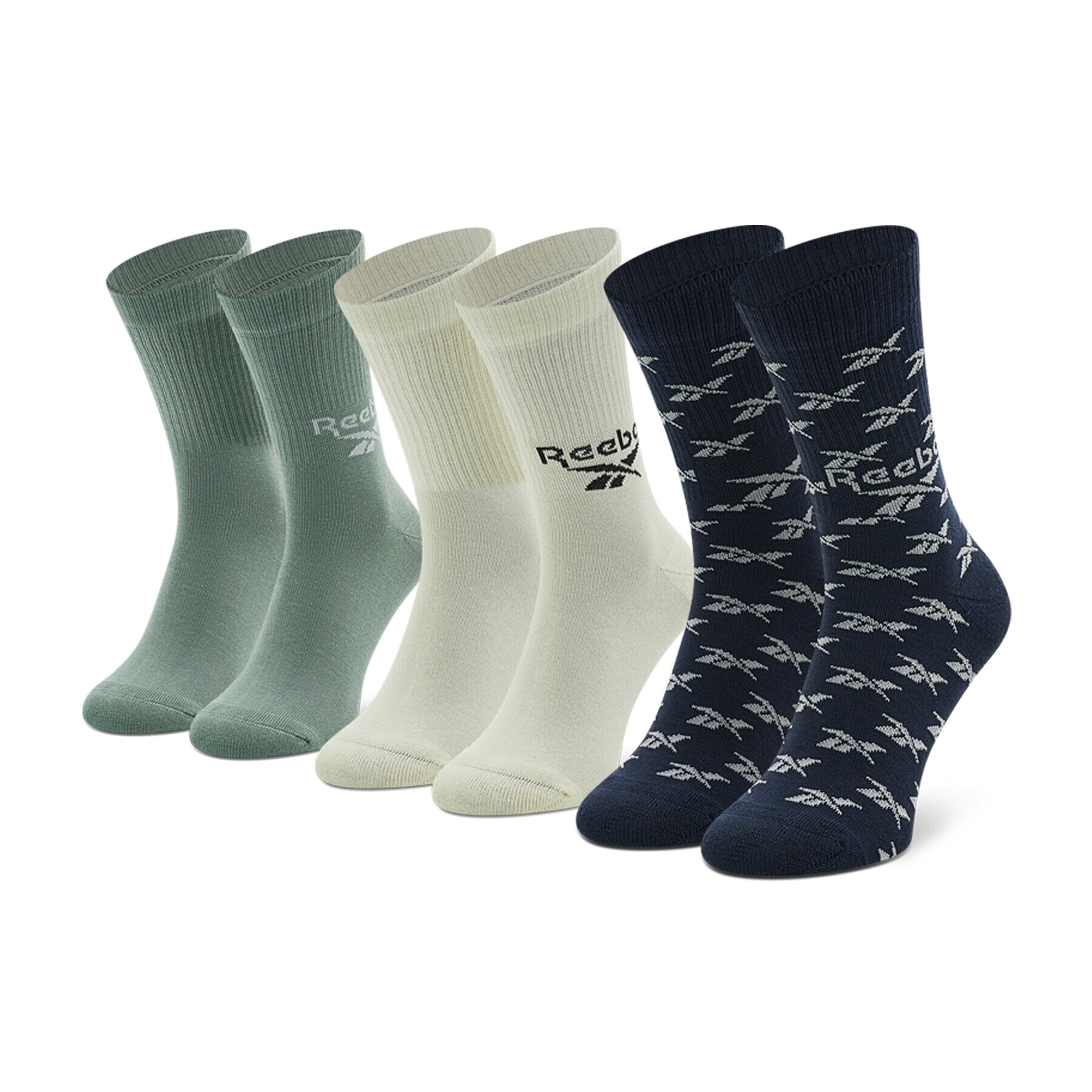 Reebok Unisex Magasszárú Zokni Cl Fo Crew Sock 3P GN7668 Sötétkék - Pepit.hu