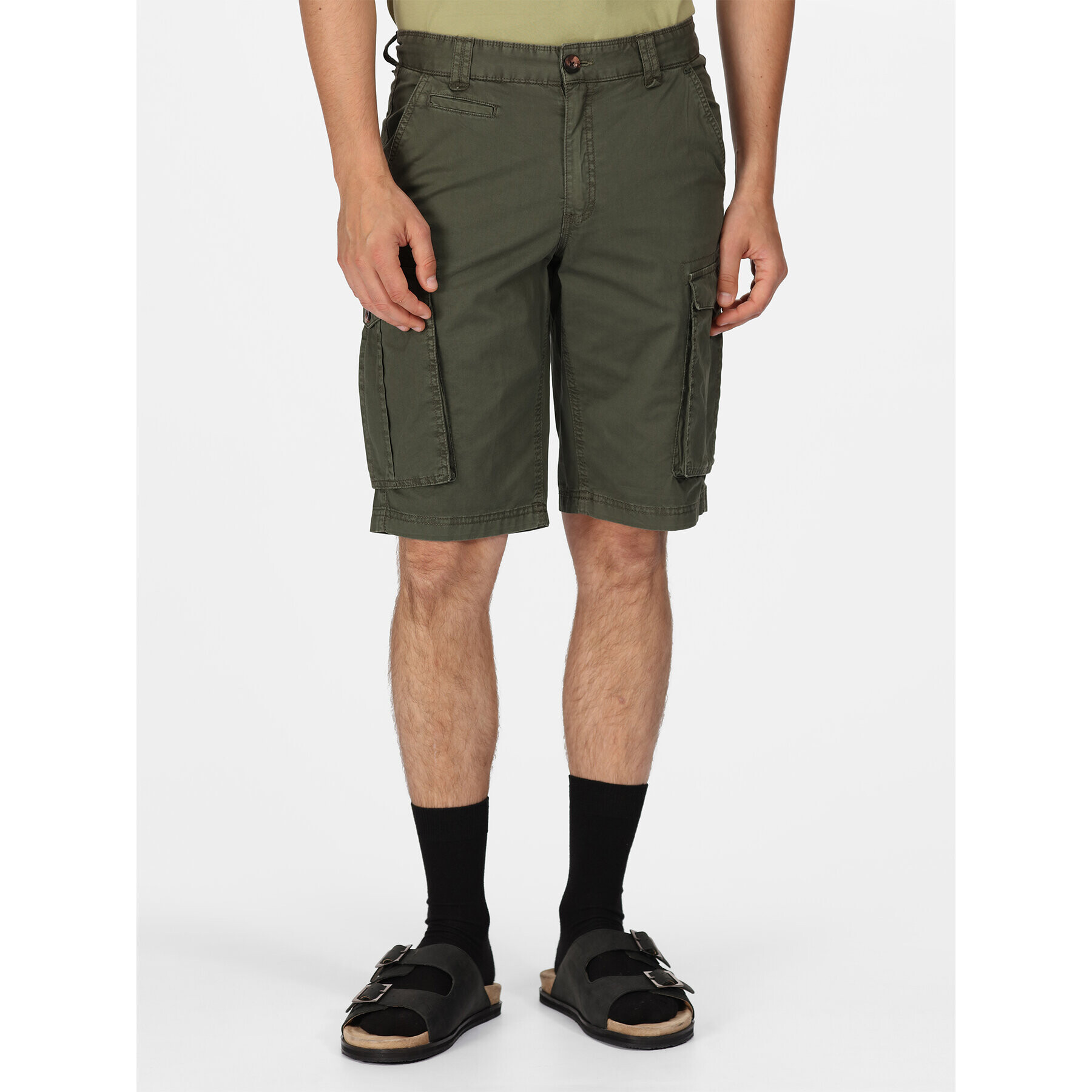 Regatta Szövet rövidnadrág Shorebay Short RMJ221 Khaki Regular Fit - Pepit.hu