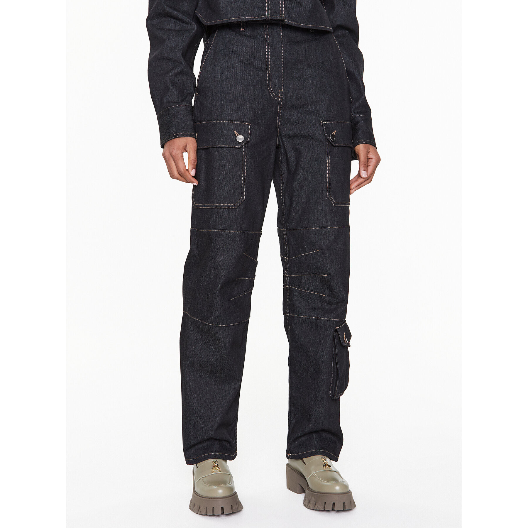 Remain Farmer Raw RM2179 Fekete Relaxed Fit - Pepit.hu