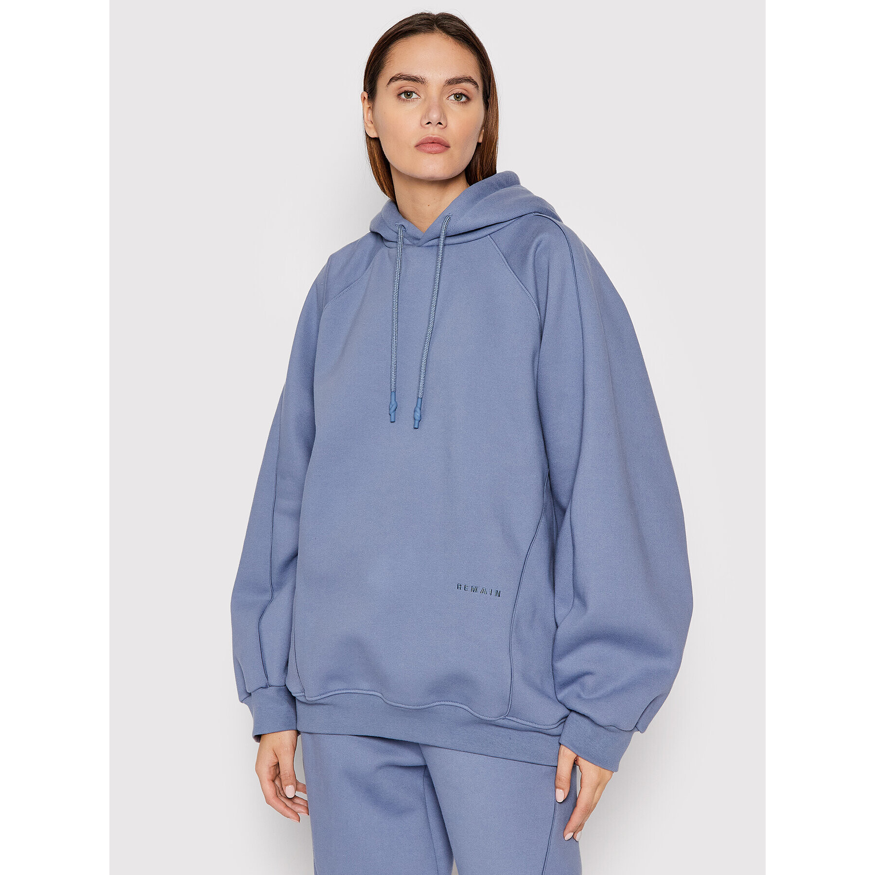 Remain Pulóver Hailey RM875 Kék Oversize - Pepit.hu