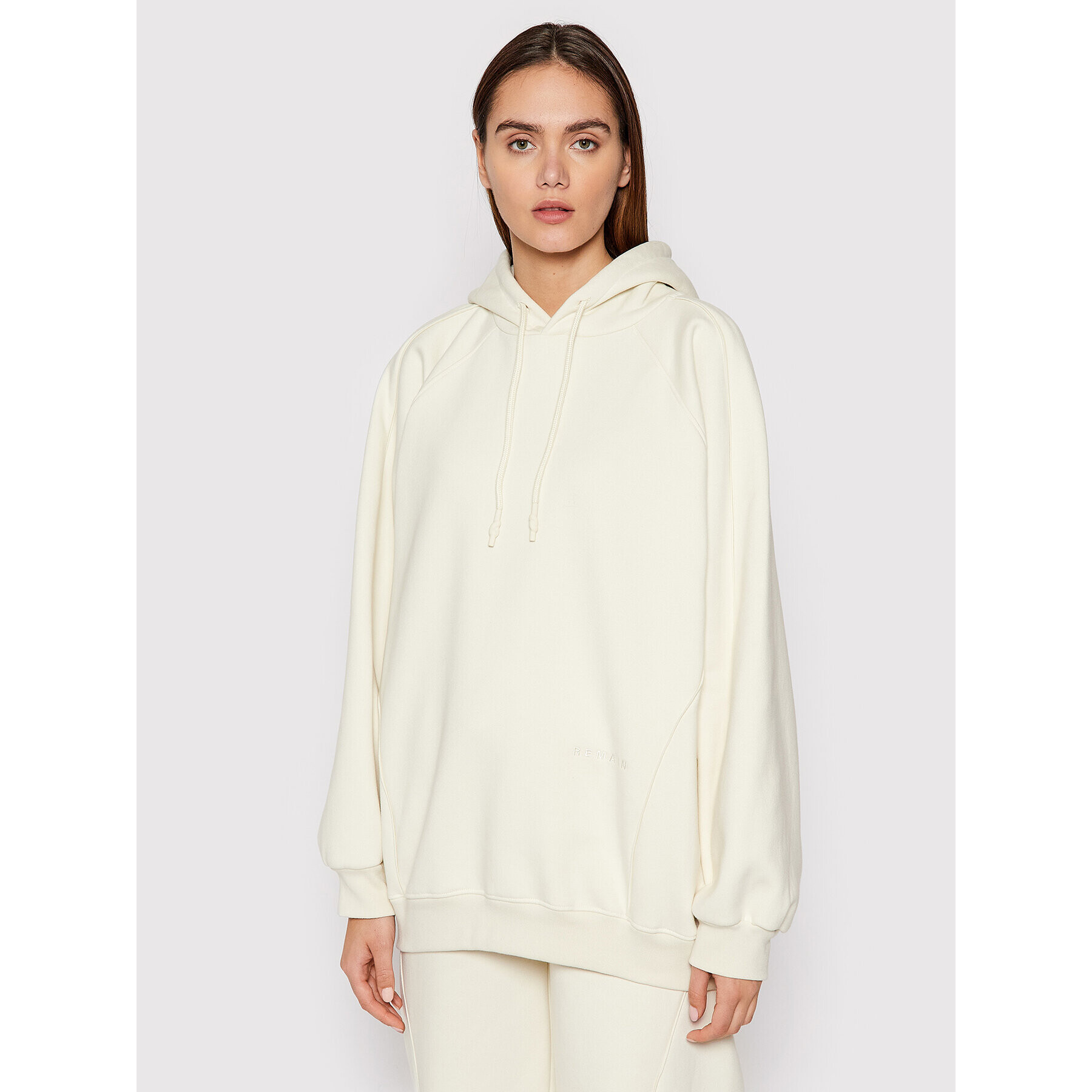 Remain Pulóver Hailey RM876 Bézs Oversize - Pepit.hu