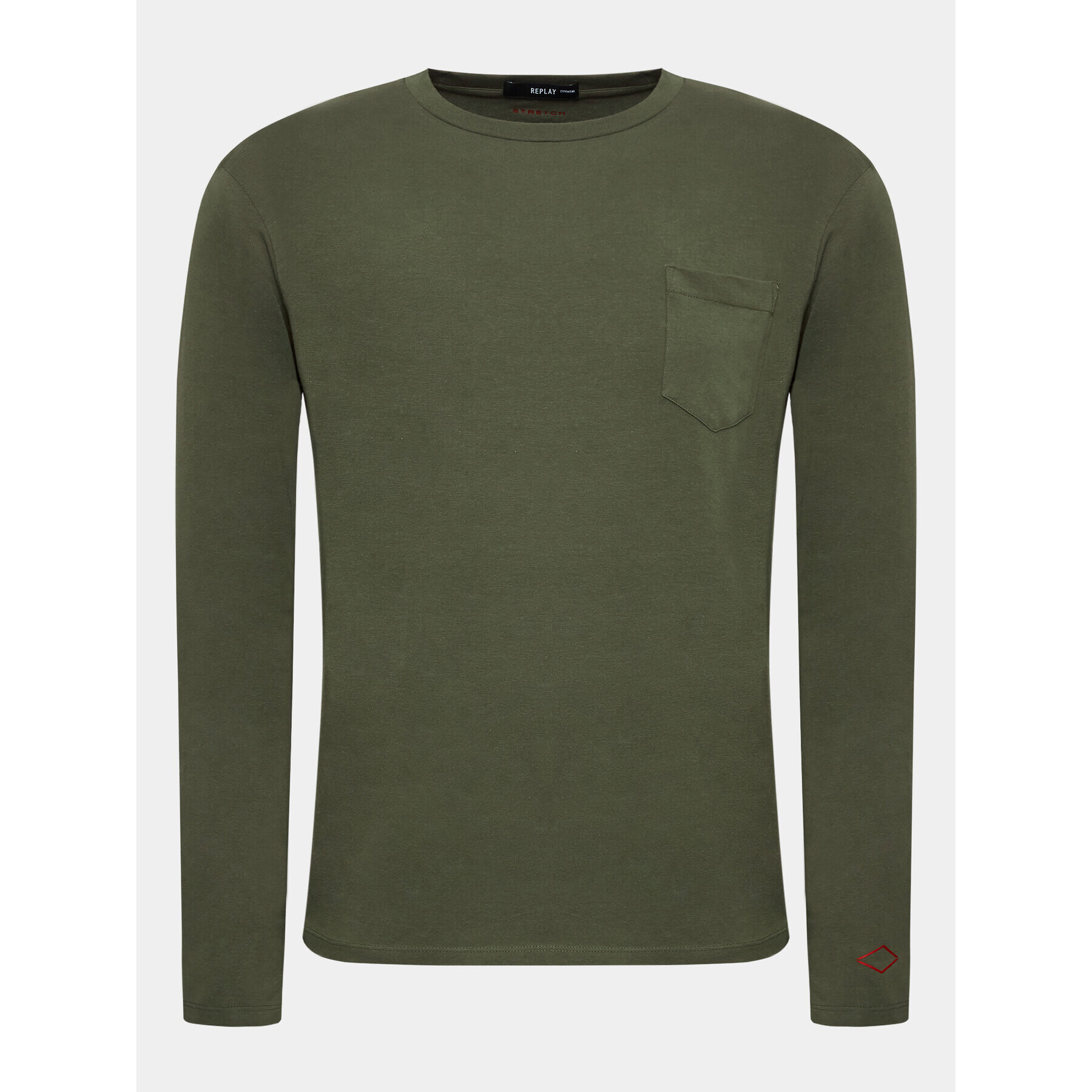 Replay Hosszú ujjú M6653.000.23352P Khaki Regular Fit - Pepit.hu