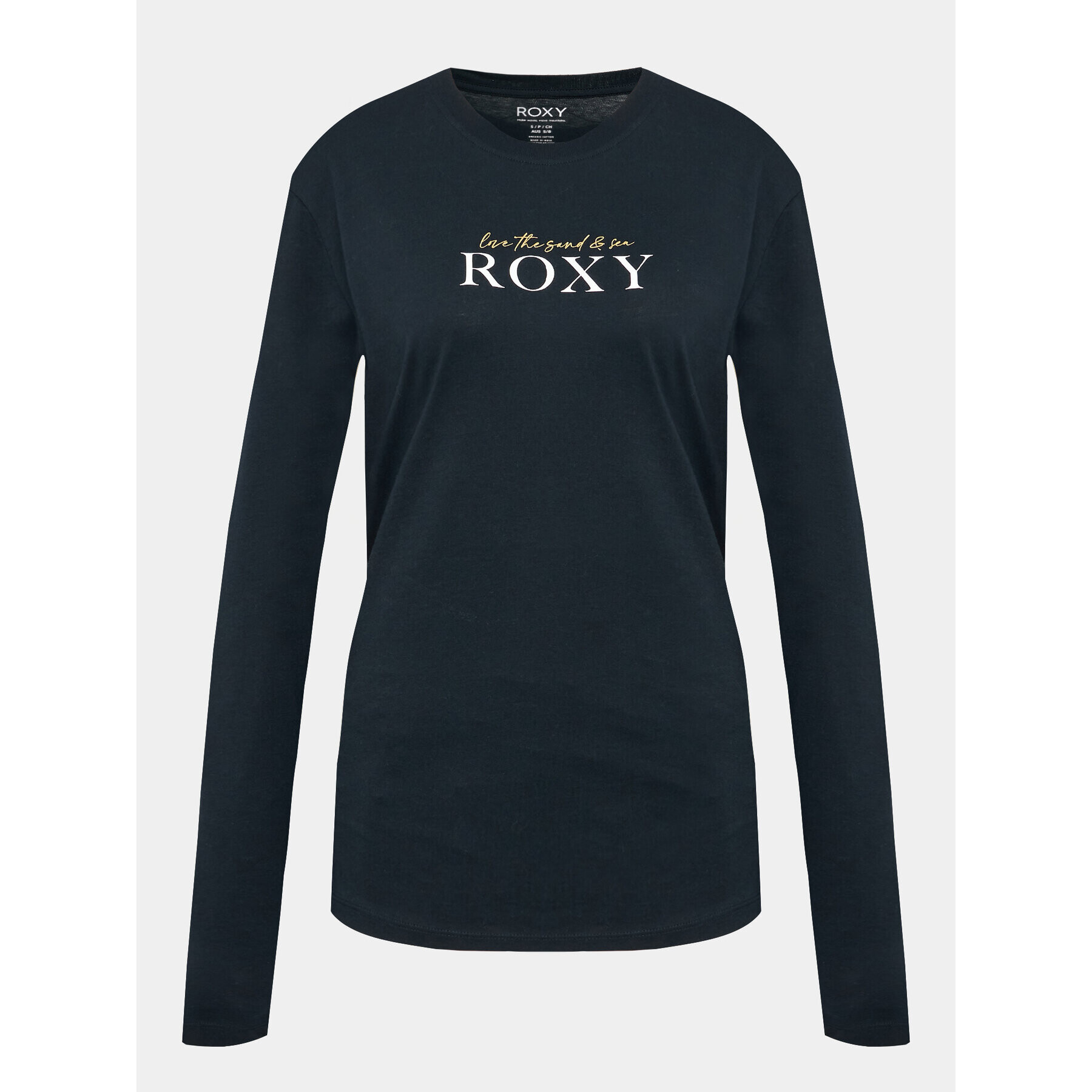 Roxy Blúz Im From The Atl Tees ERJZT05593 Szürke Regular Fit - Pepit.hu