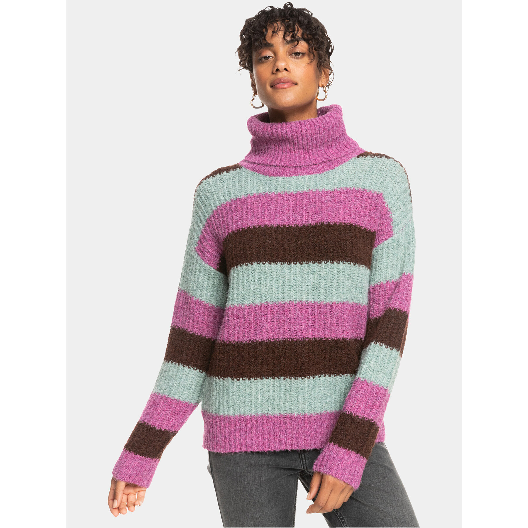 Roxy Sweater Pictures Of Us Swtr ERJSW03570 Rózsaszín Regular Fit - Pepit.hu