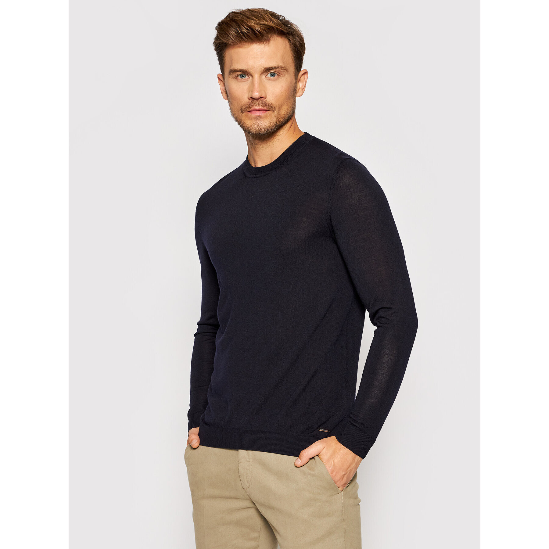 Roy Robson Sweater 5051-91 Sötétkék Regular Fit - Pepit.hu