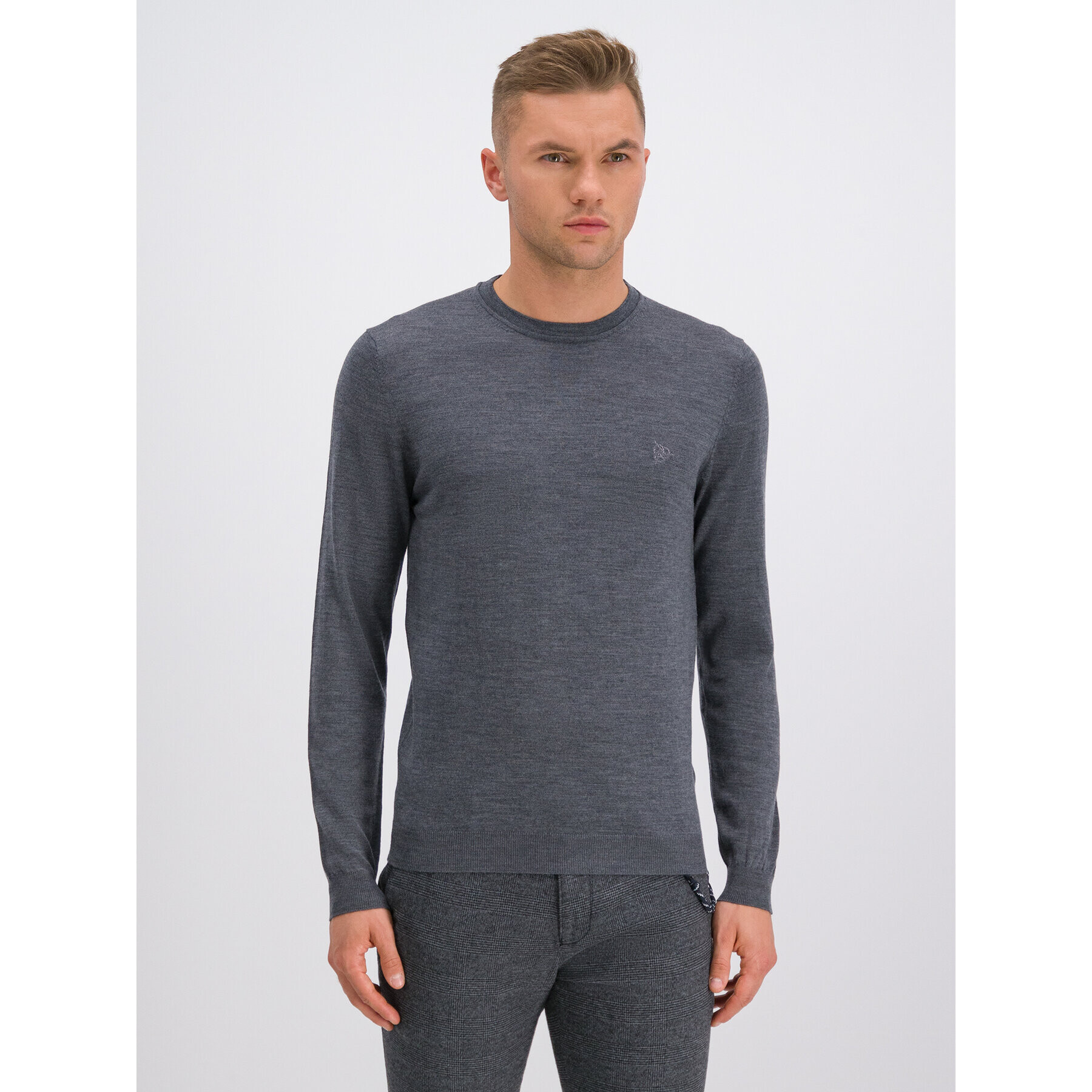 Roy Robson Sweater 5051-91 Szürke Regular Fit - Pepit.hu