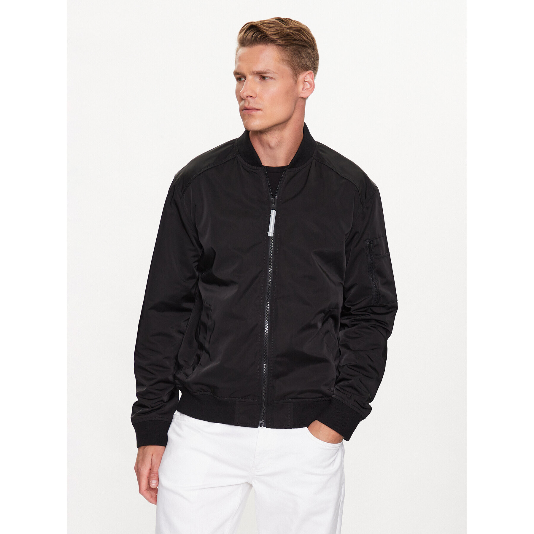 s.Oliver Bomber dzseki 2126485 Fekete Regular Fit - Pepit.hu