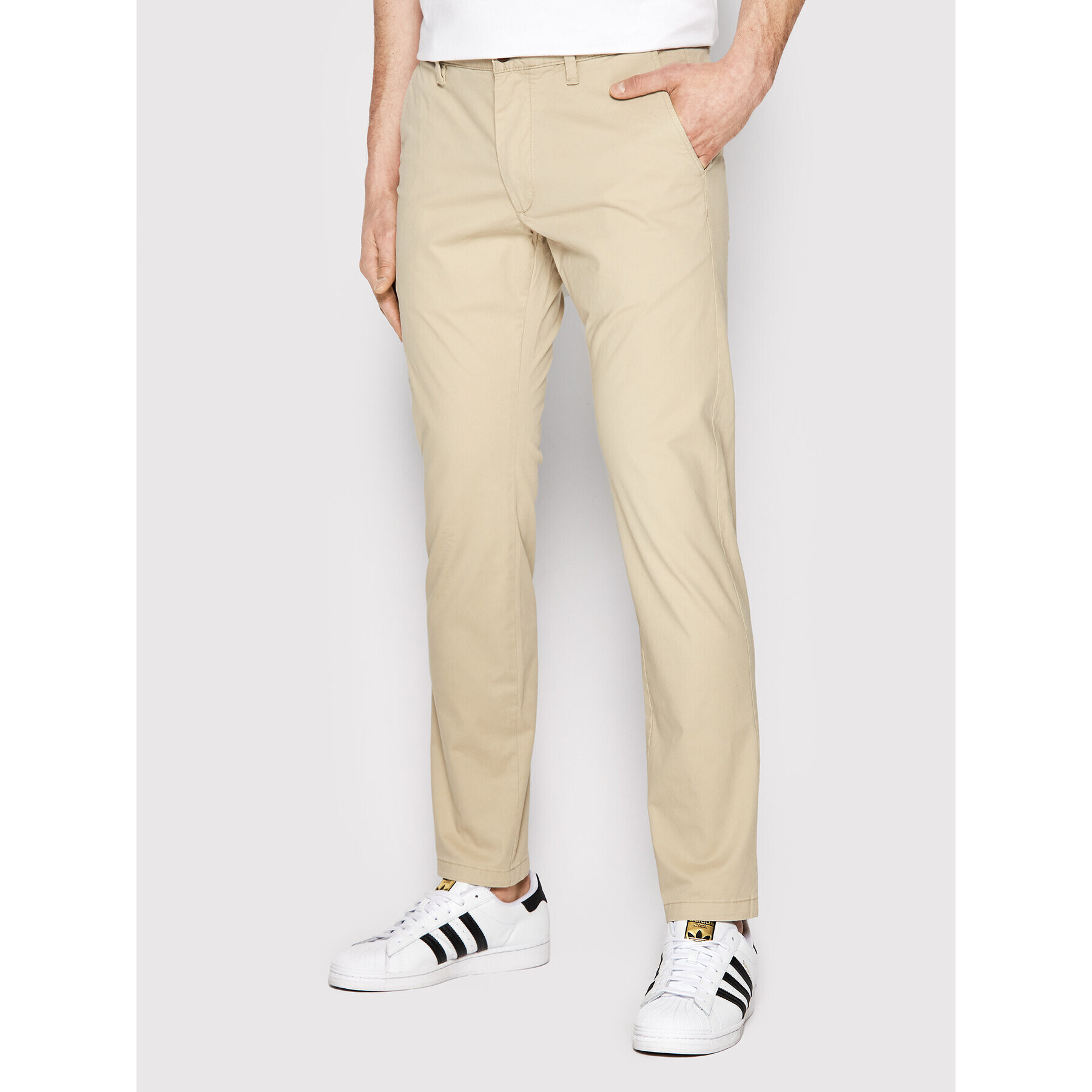 s.Oliver Chinos Austin 2114683 Bézs Slim Fit - Pepit.hu