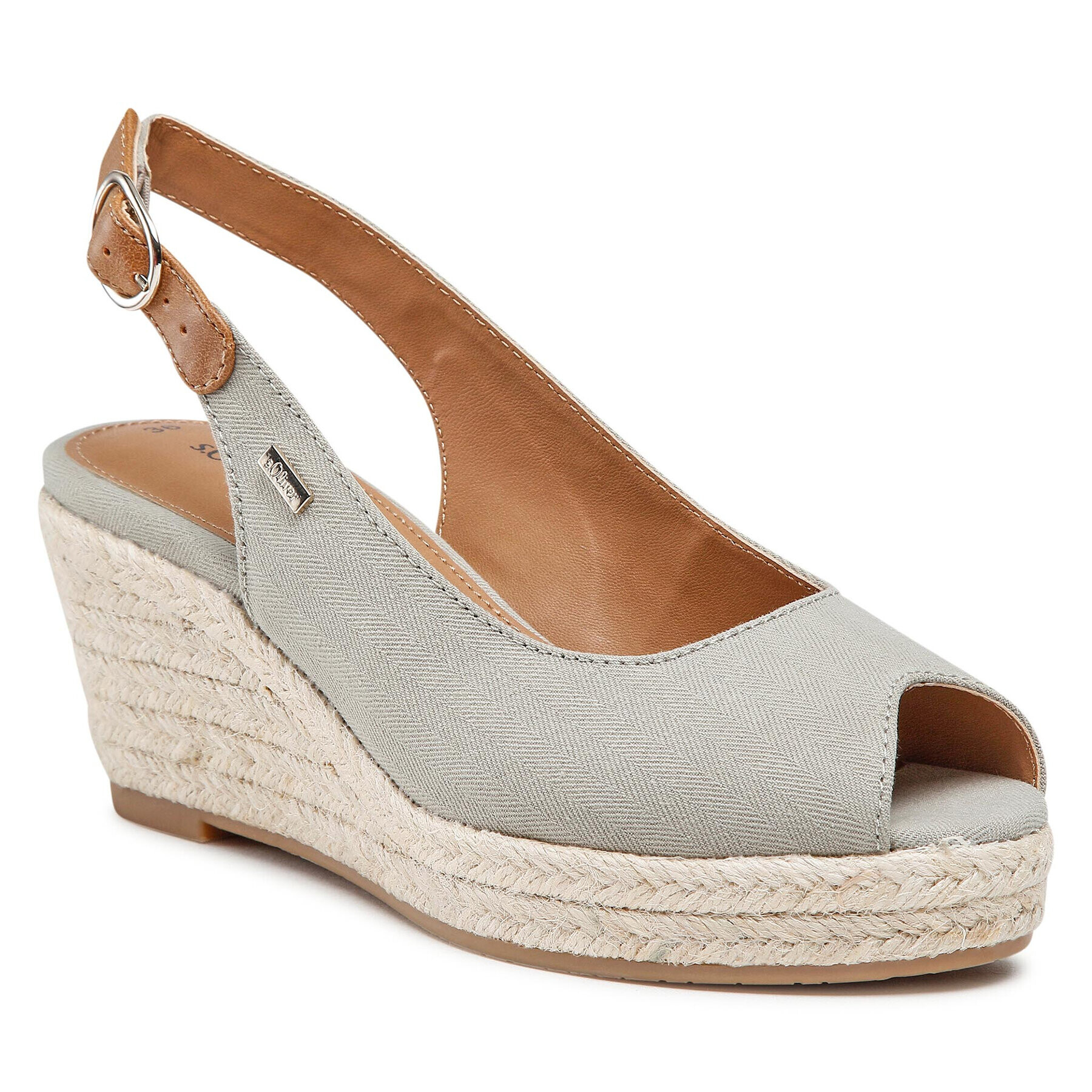 s.Oliver Espadrilles 5-29600-28 Zöld - Pepit.hu