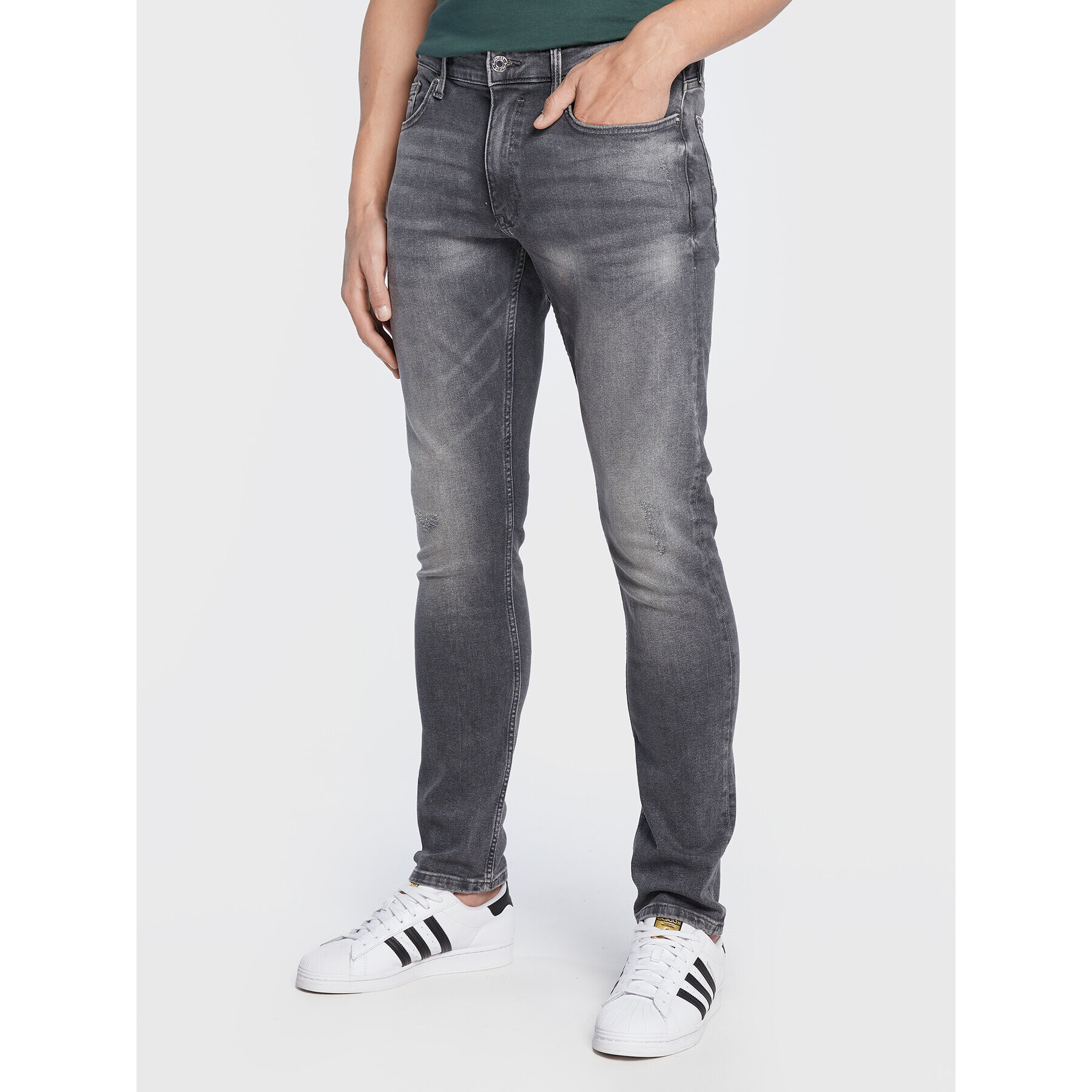 s.Oliver Farmer 2121856 Szürke Slim Fit - Pepit.hu