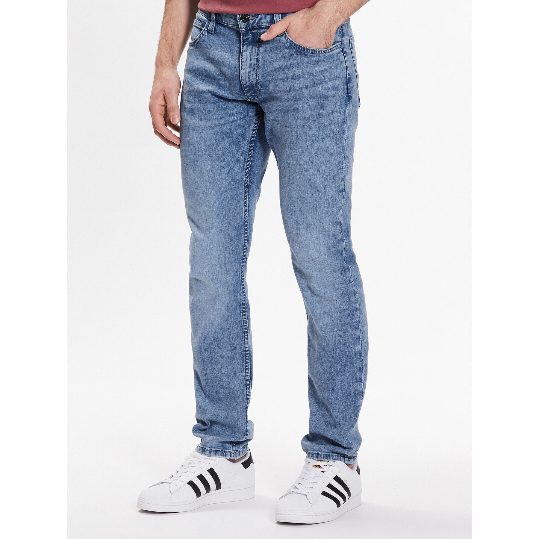 s.Oliver Farmer 2130210 Kék Slim Fit - Pepit.hu